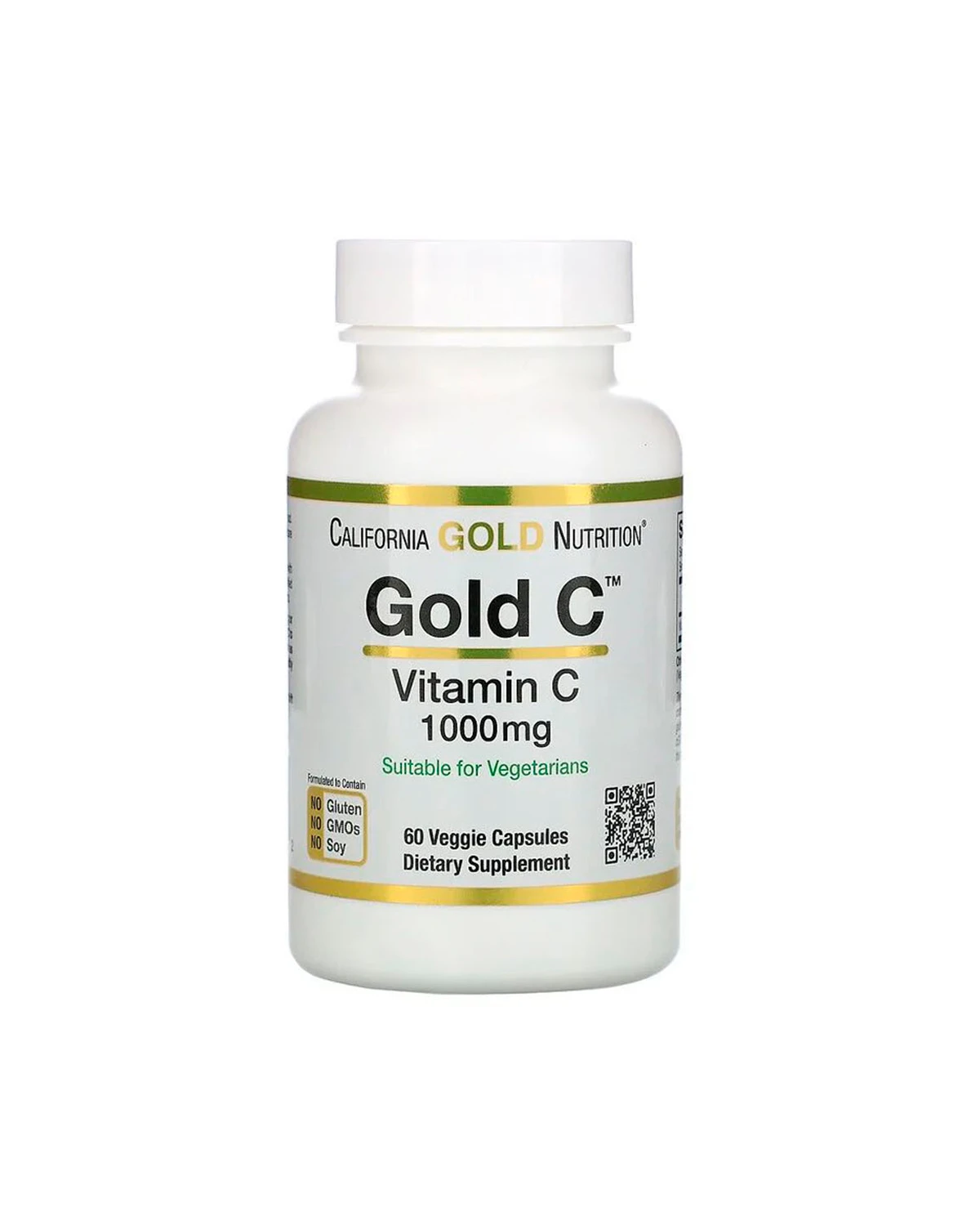 Витамин C 1000 мг | 60 кап California Gold Nutrition 20200990