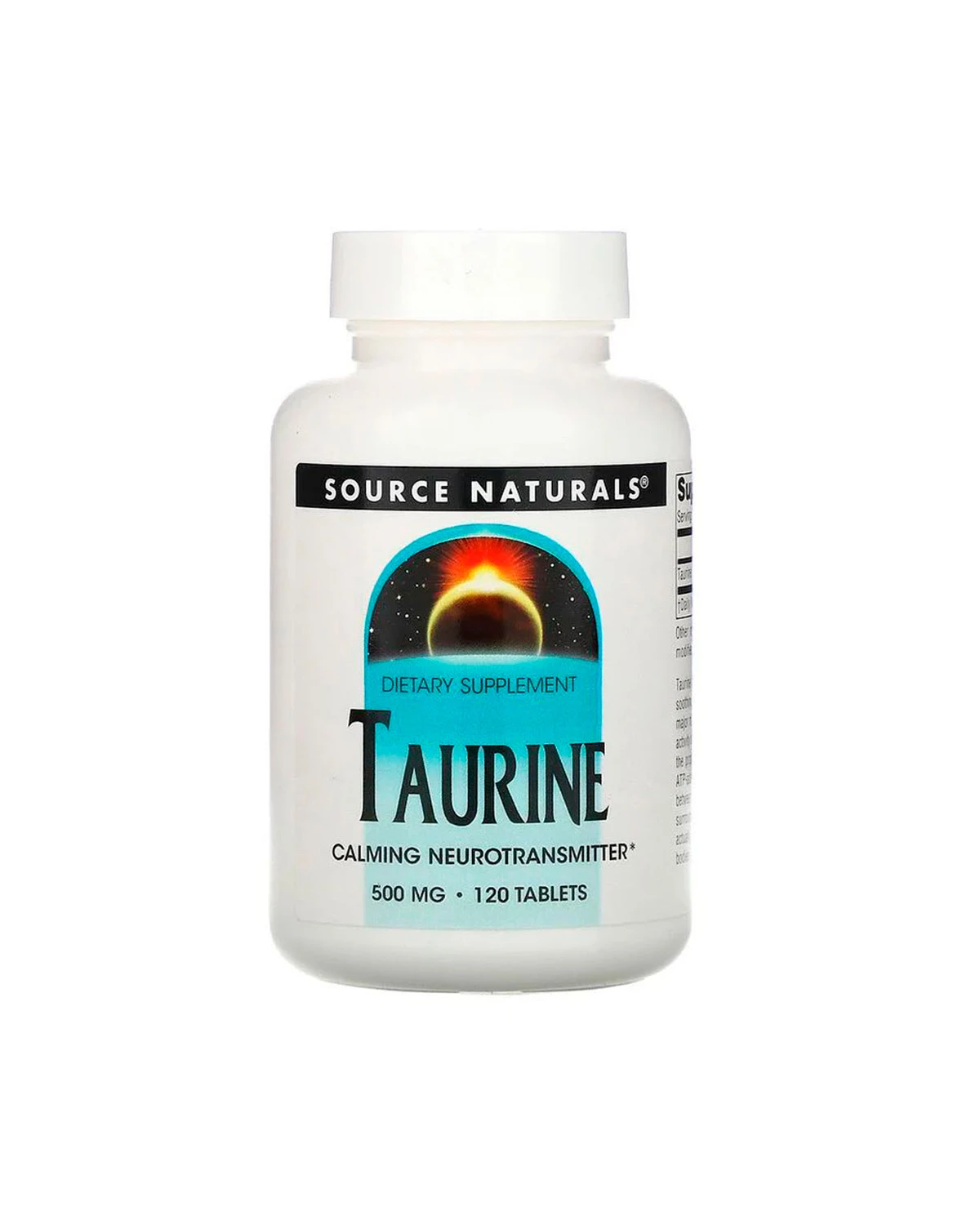 Таурин 500 мг | 120 таб Source Naturals 20201000