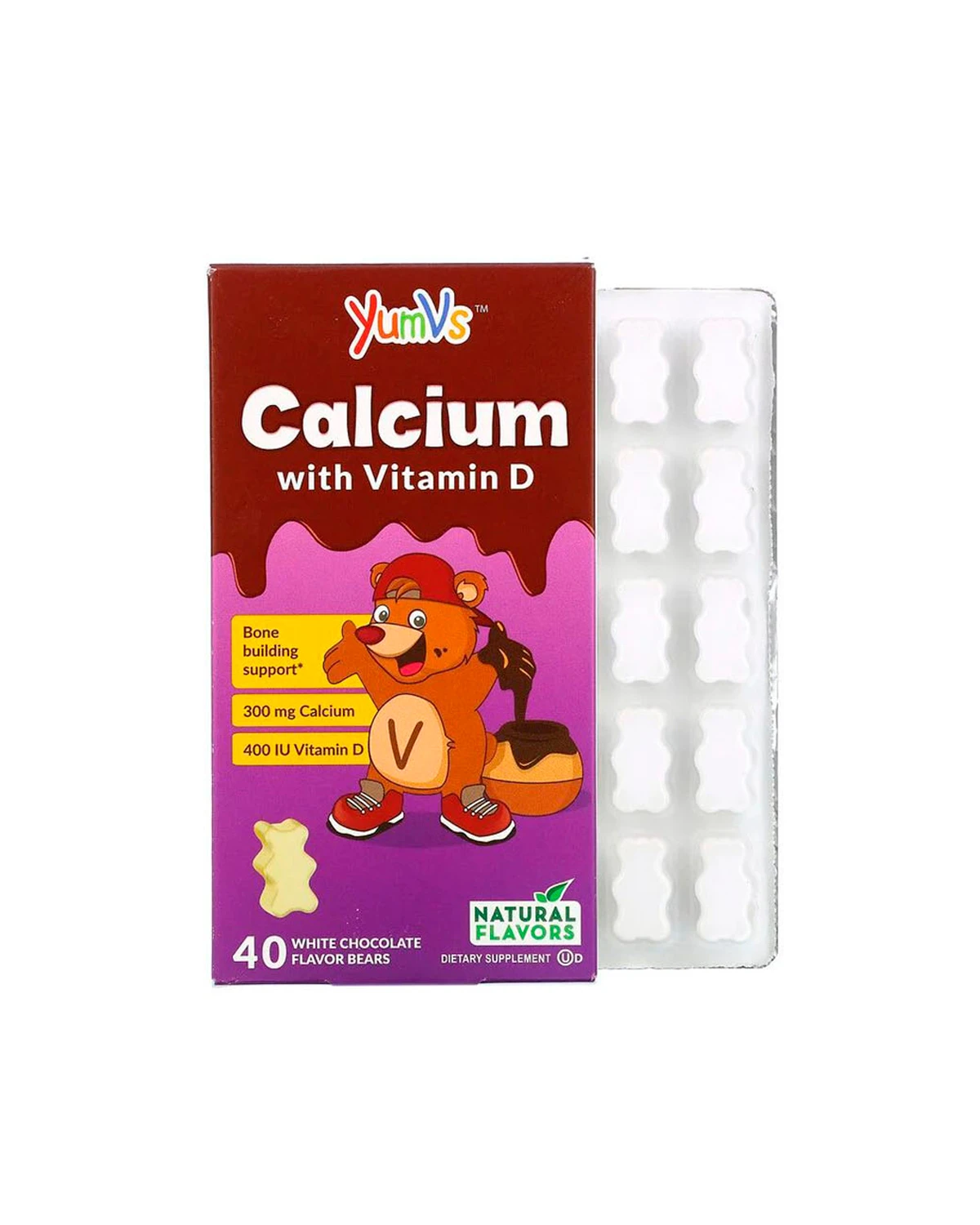 Кальций + витамин D | 40 мишек YumV's 20201028