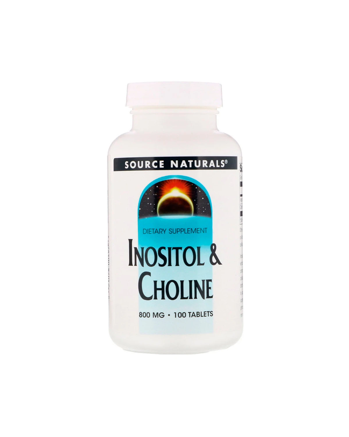 Инозитол и холин 800 мг | 100 таб Source Naturals 20201260