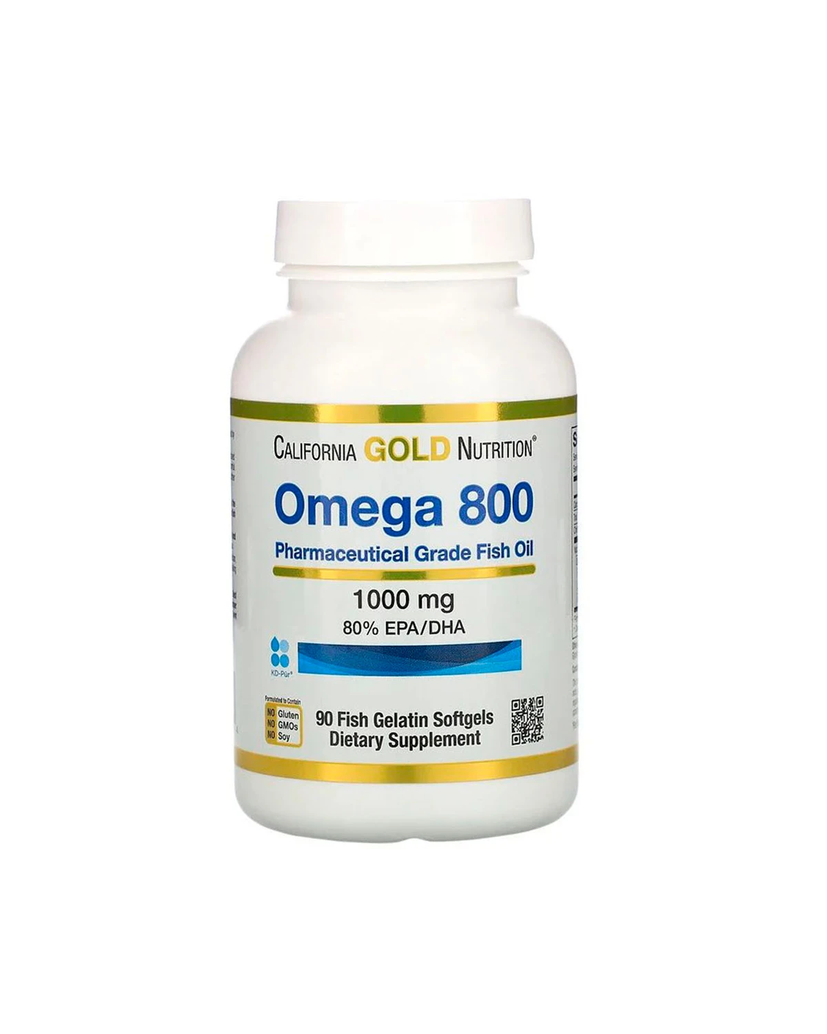 Омега-3 1000 мг | 90 кап California Gold Nutrition 20201302