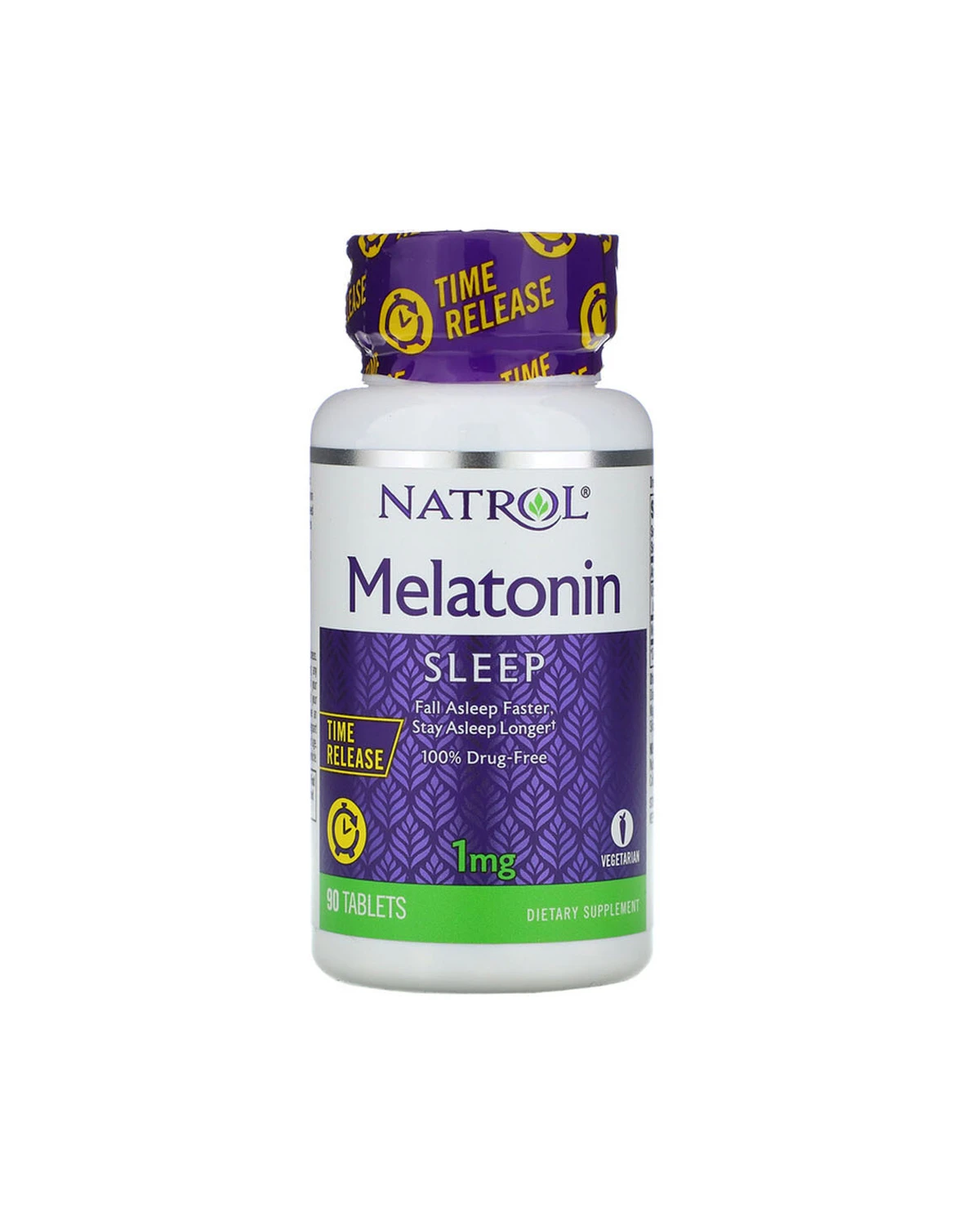Мелатонин замедленного высвобождения 1 мг | 90 таб Natrol 20201433