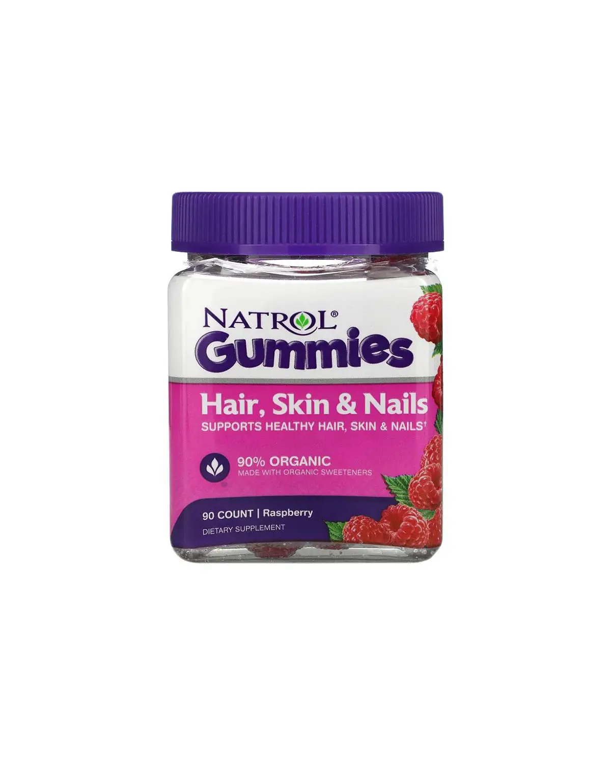 Витамины для волос, кожи и ногтей малина | 90 жев таб Natrol 20201592