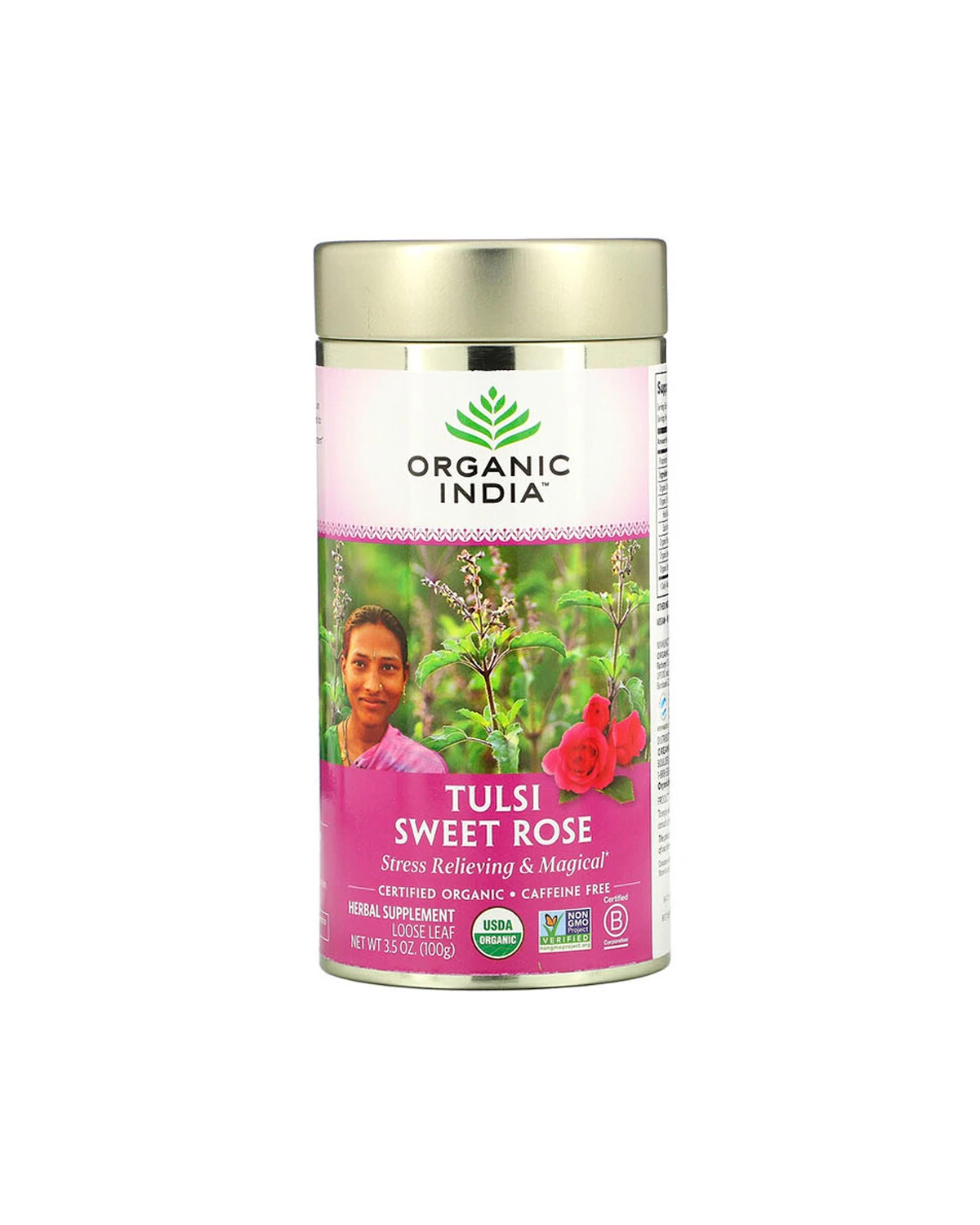 Чай Тулси сладкая роза | 100 г Organic India 20201646