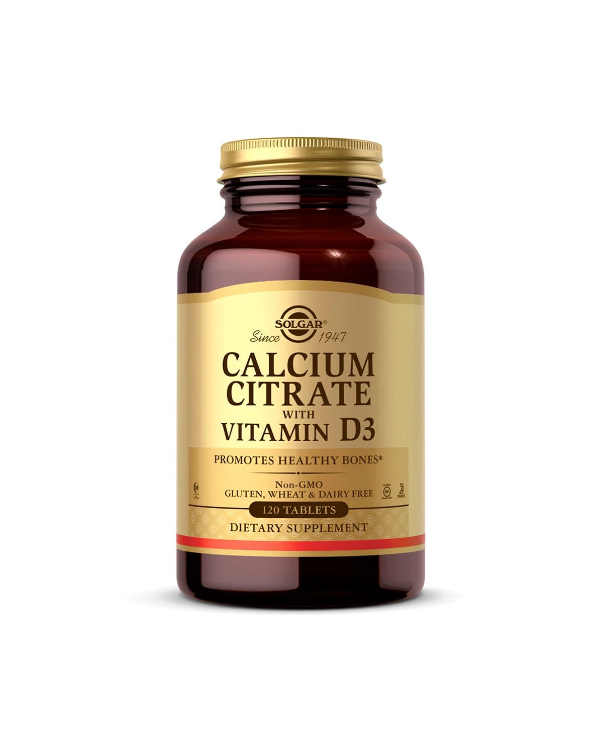 Кальций цитрат с витамином D3 | 120 таб Solgar 20201723