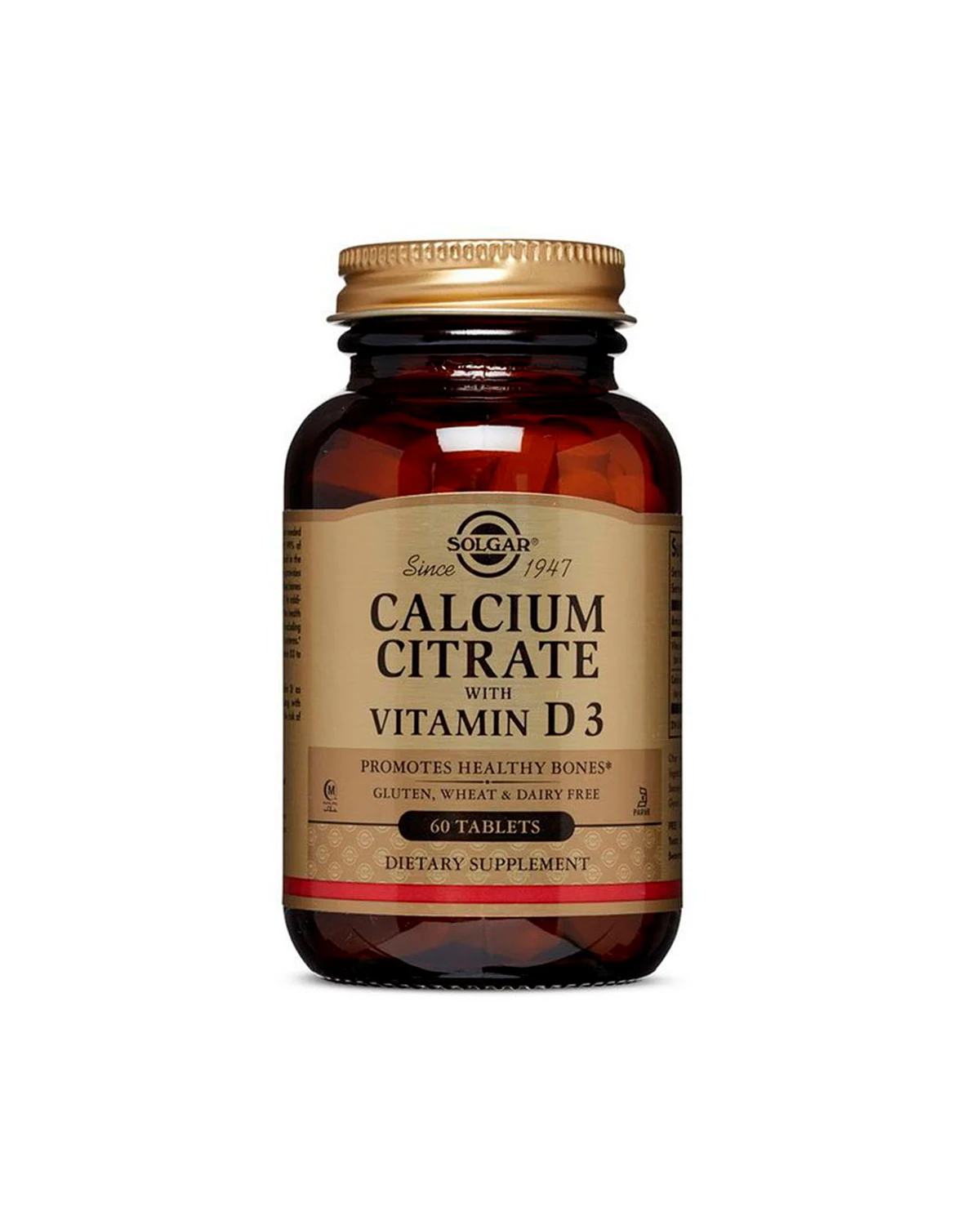Кальций цитрат с витамином D3 | 60 таб Solgar 20201724