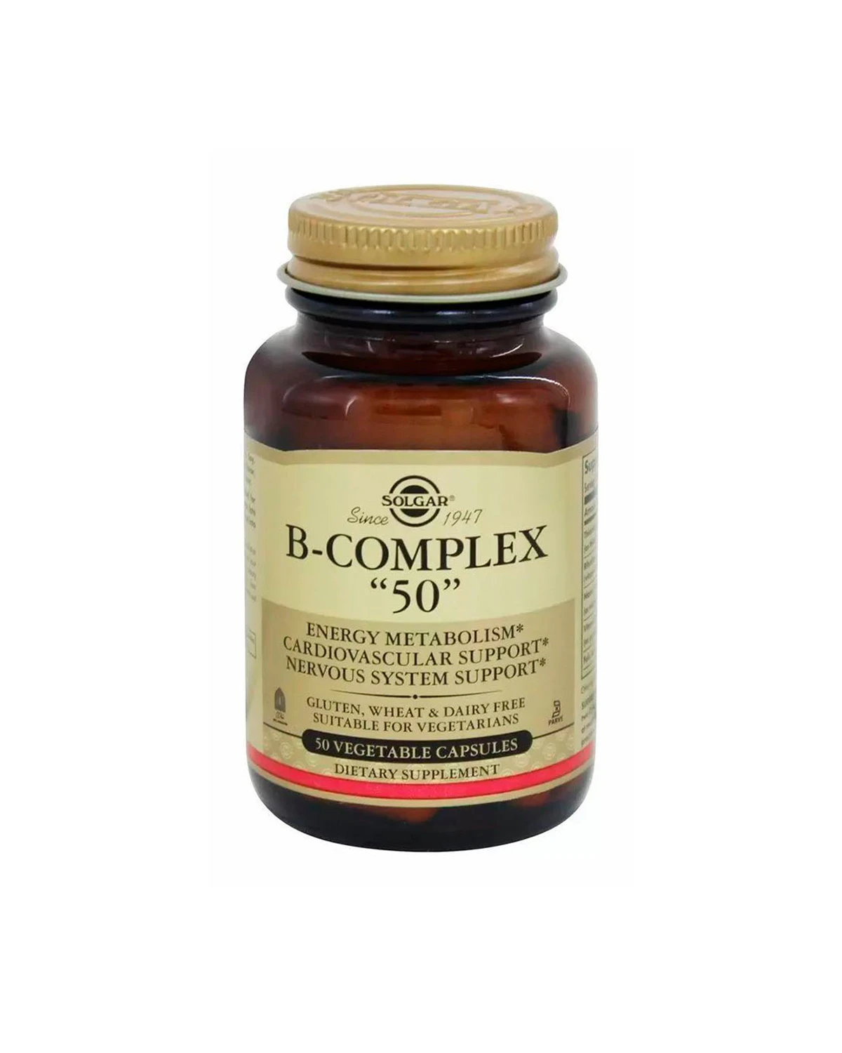 Комплекс витаминов B | 50 кап Solgar 20201729