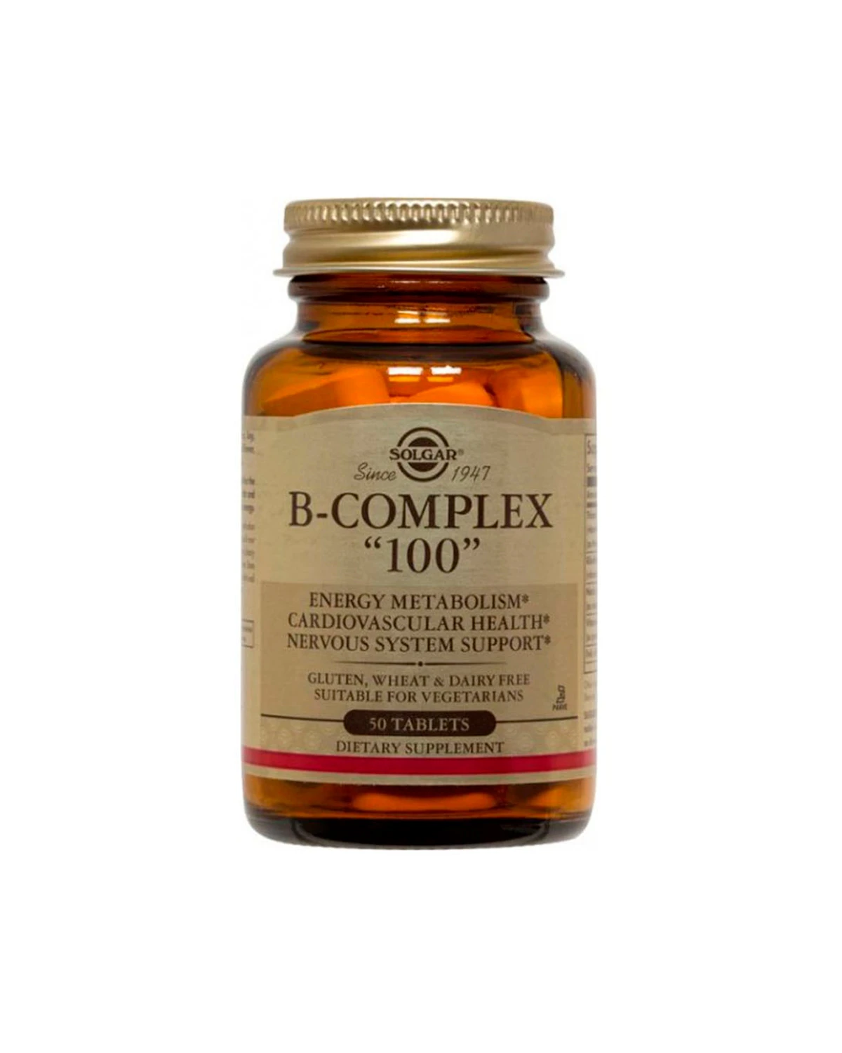 Комплекс витаминов B | 50 кап Solgar 20201730