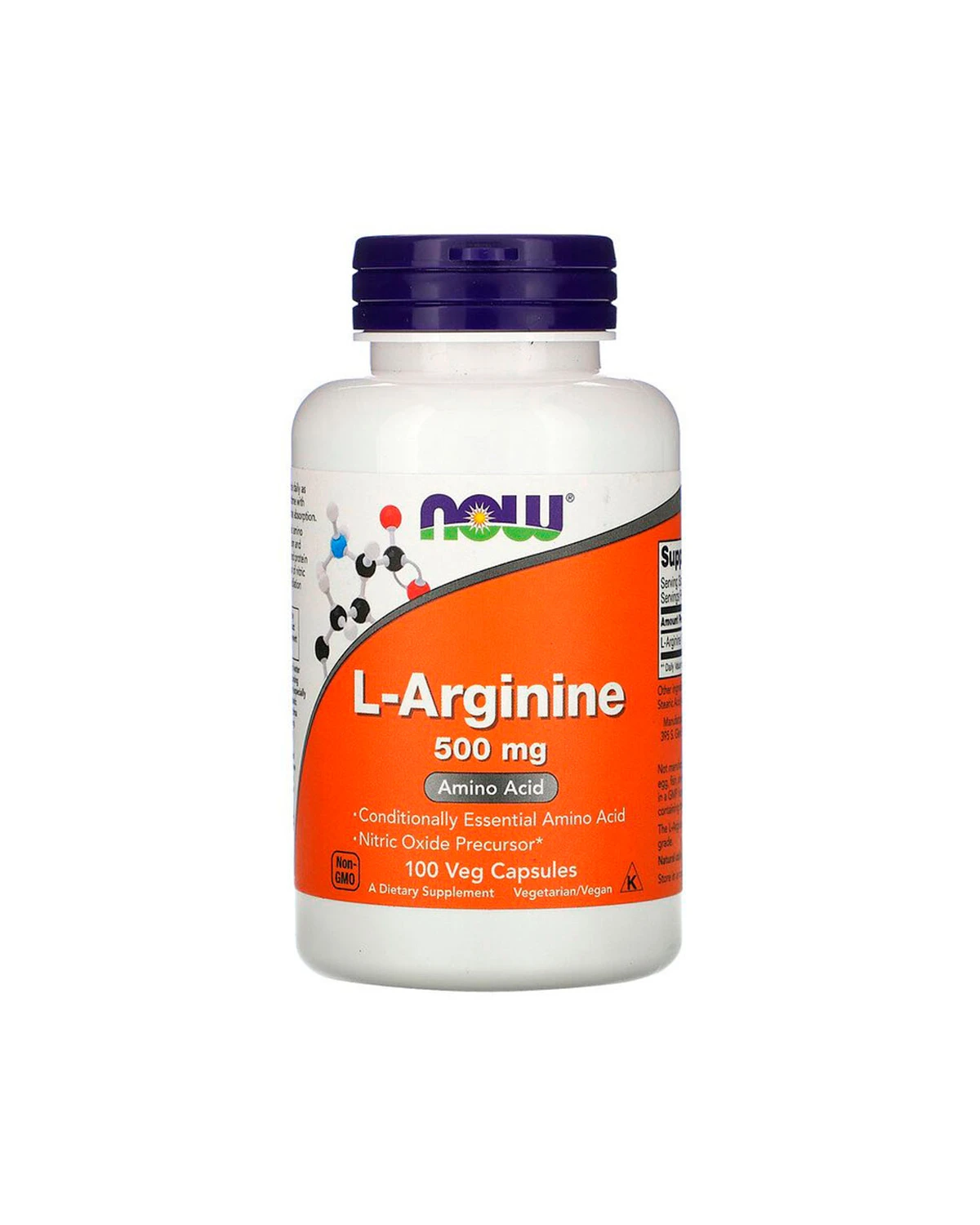 L-аргинин 500 мг | 100 кап Now Foods 20201819
