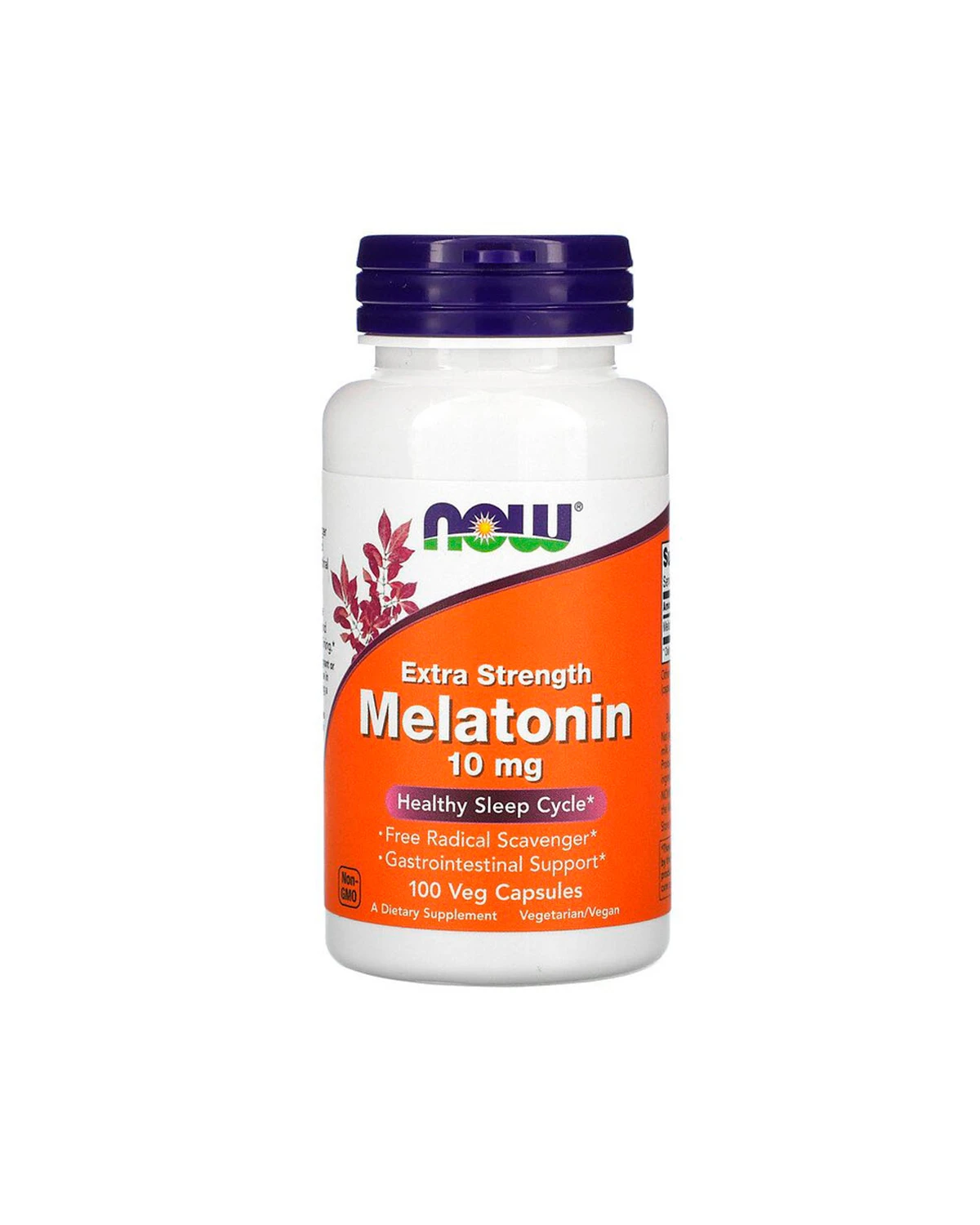 Мелатонин экстра сила 10 мг | 100 капсул Now Foods 20201860