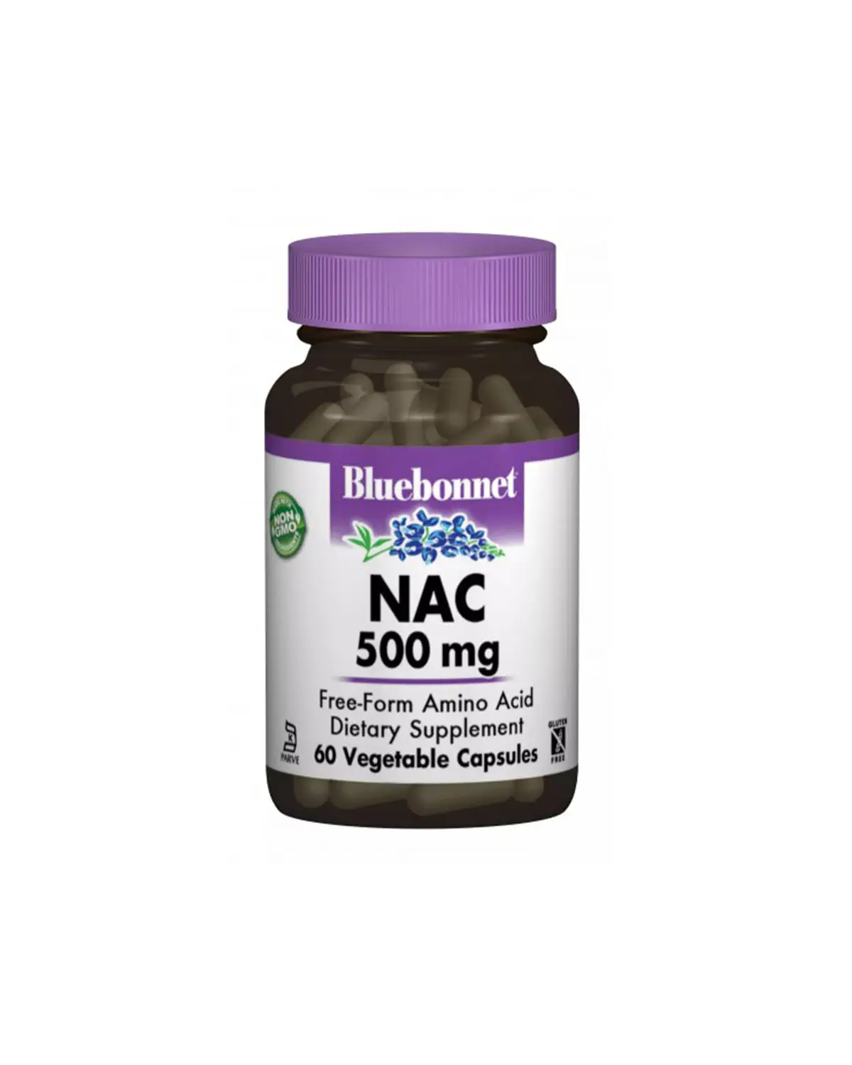 NAC (N-Ацетил-L-Цистеин) 500 мг - 60 кап Bluebonnet Nutrition 20202015