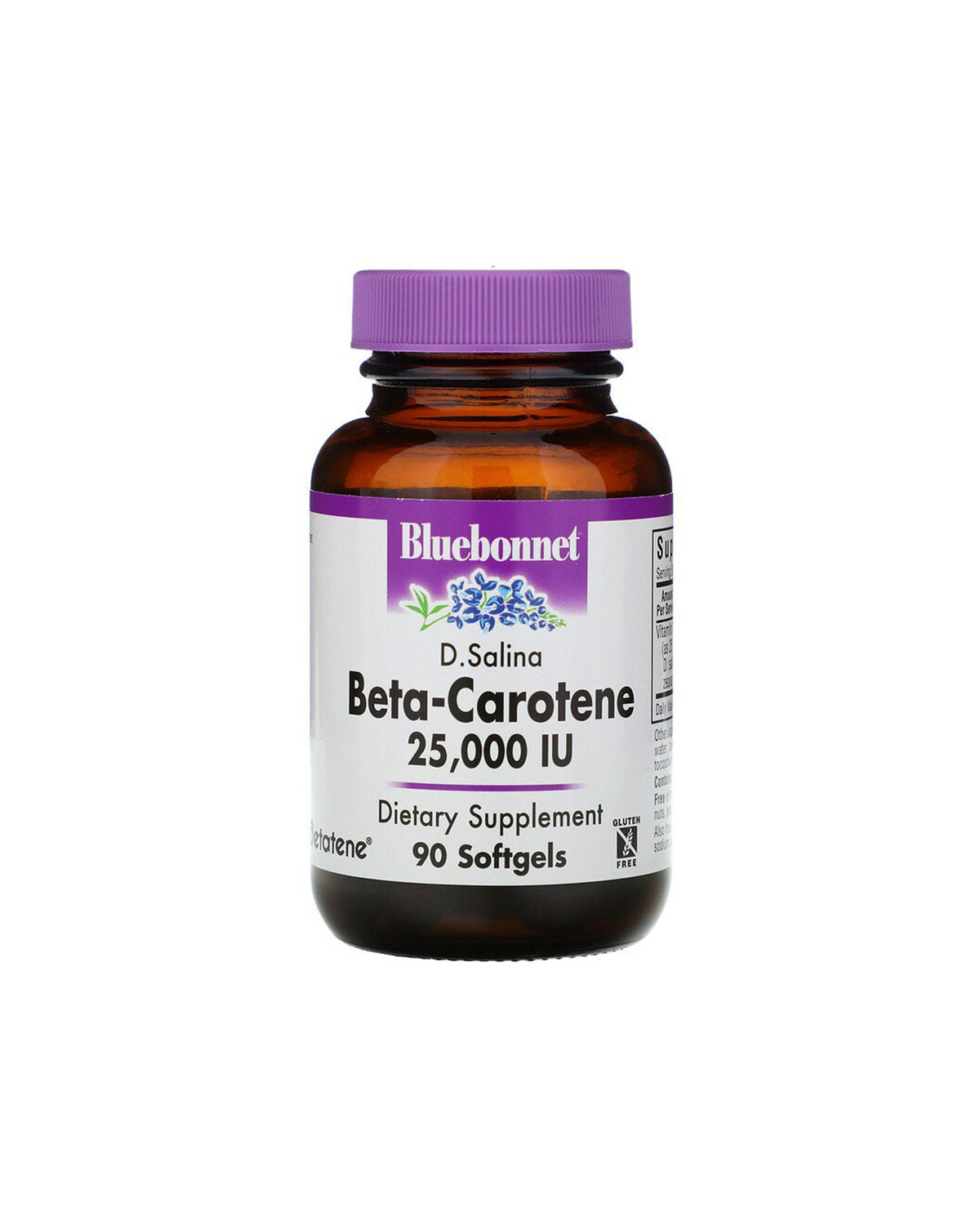 Бета-каротин 25000 МЕ | 90 кап Bluebonnet Nutrition
