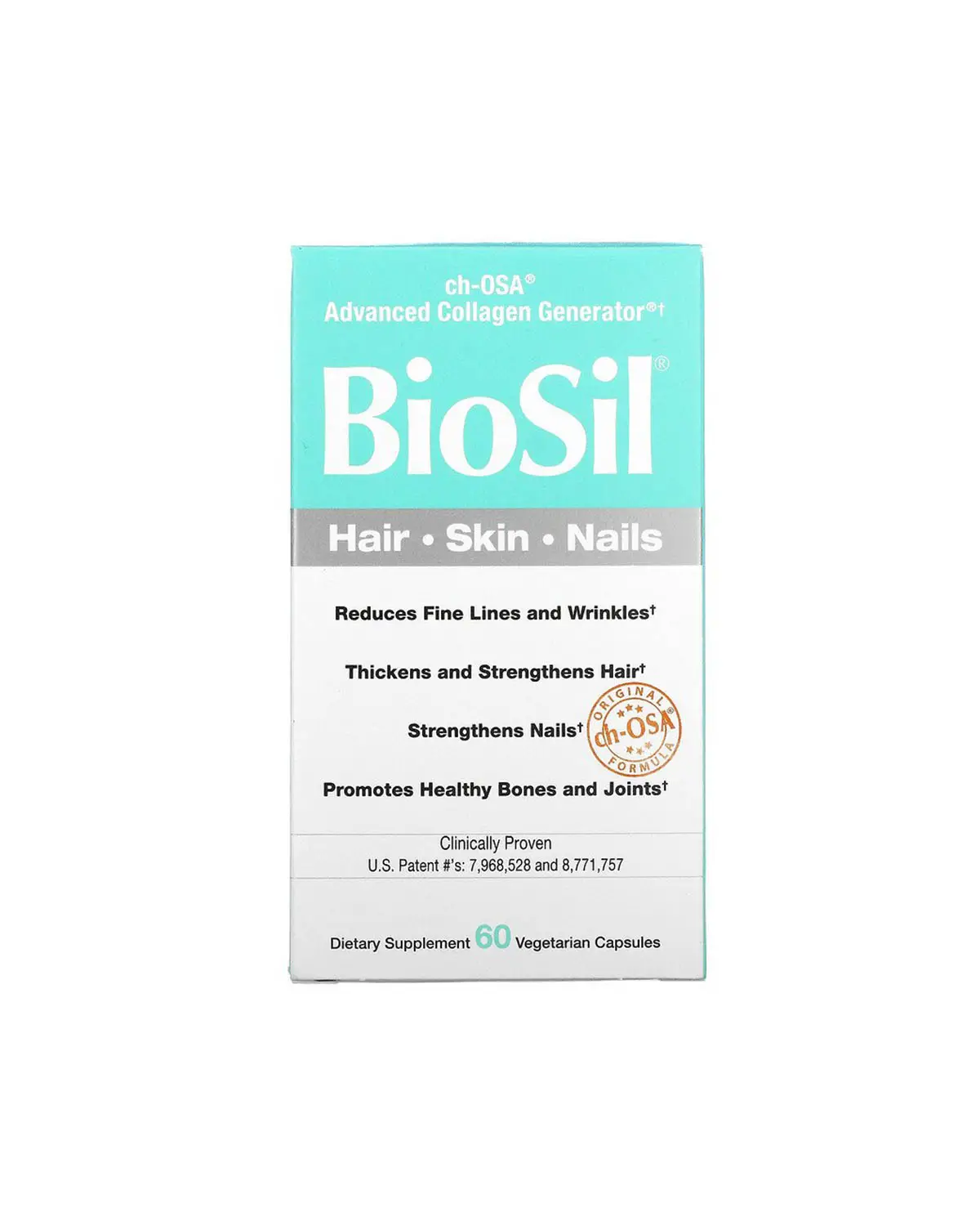 Биосил - генератор коллагена | 60 кап BioSil by Natural Factors