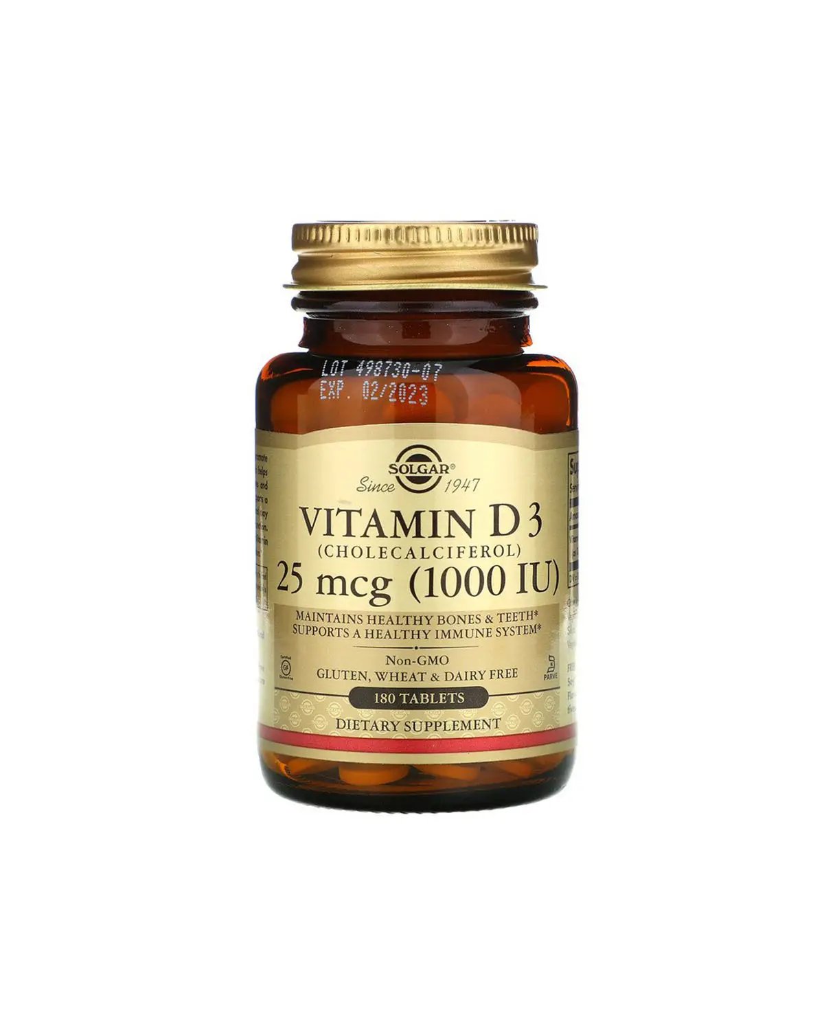 Витамин D3 1000 МЕ | 180 таб Solgar 20202407