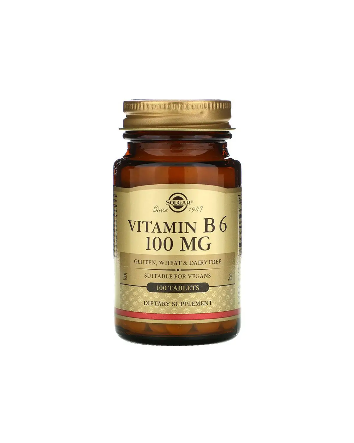 Витамин B6 100 мг | 100 таб Solgar