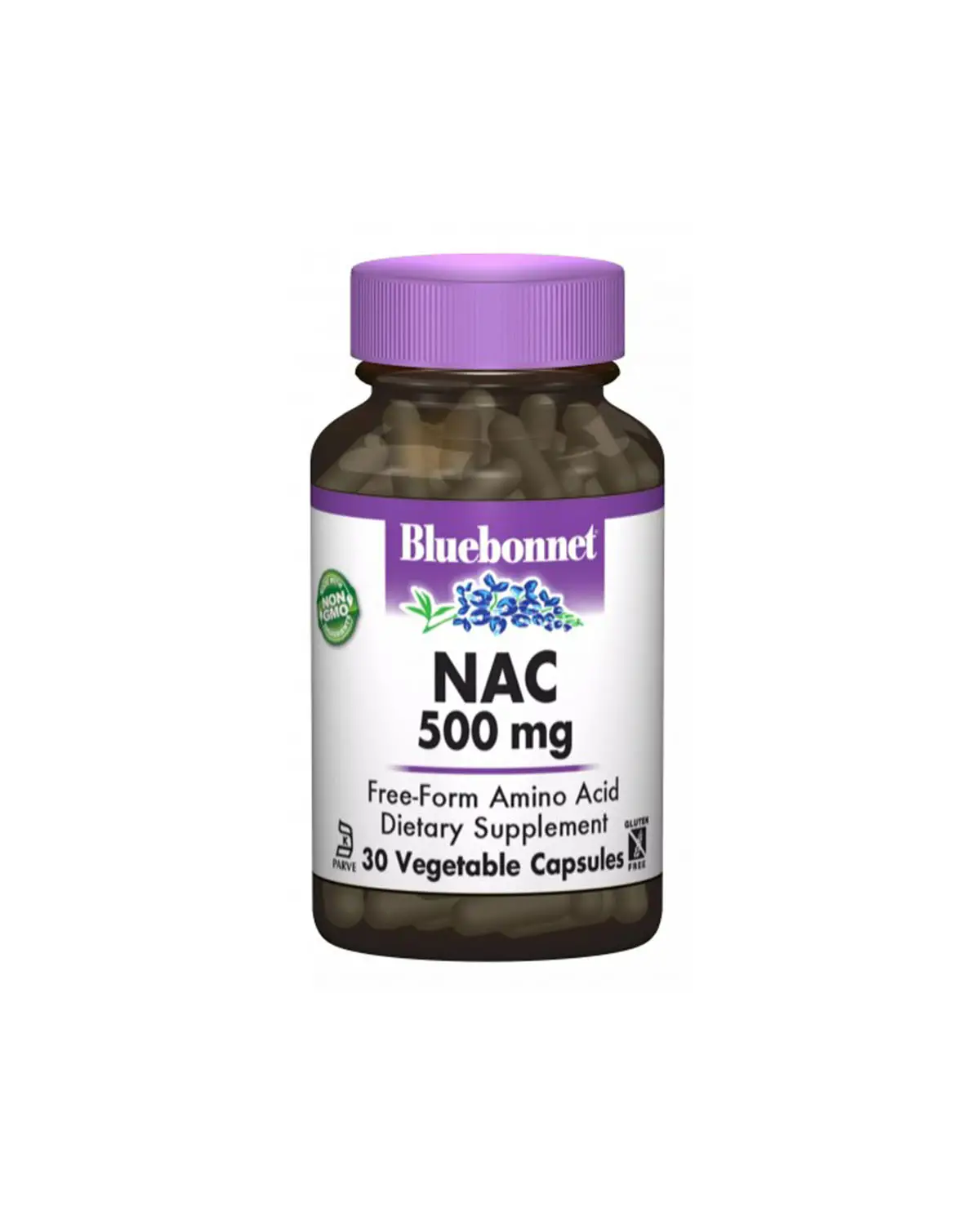 NAC (N-Ацетил-L-Цистеин) 500 мг | 30 кап Bluebonnet Nutrition 20202535