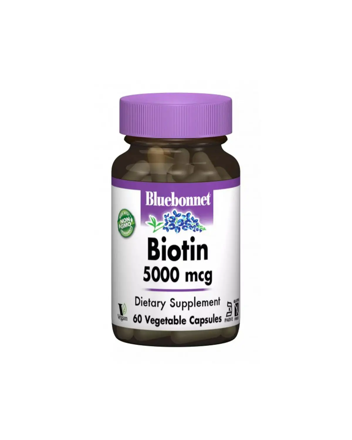 Біотин 5000 мкг | 60 кап Bluebonnet Nutrition 20202539