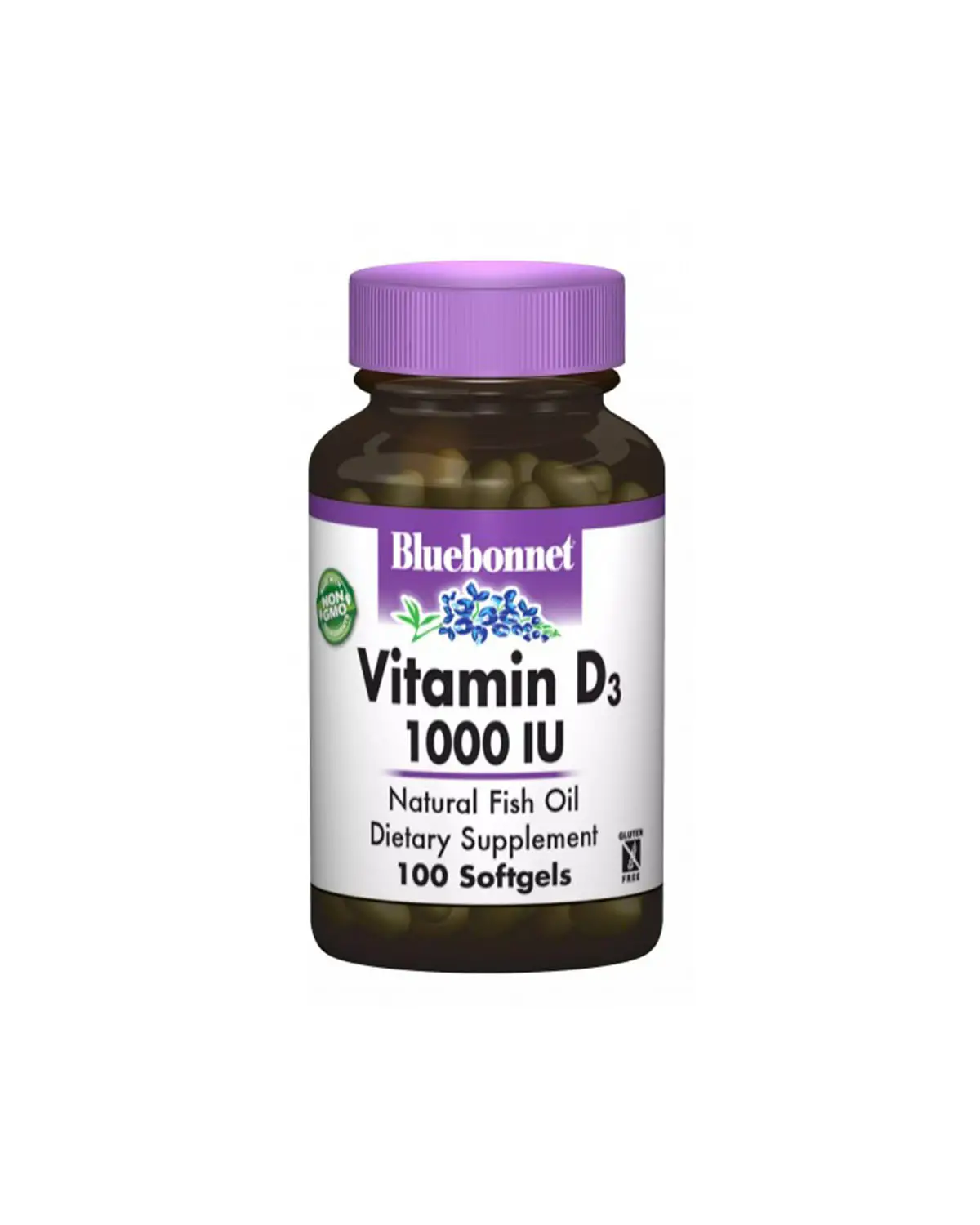 Витамин D3 1000 МЕ | 100 кап Bluebonnet Nutrition 20202543