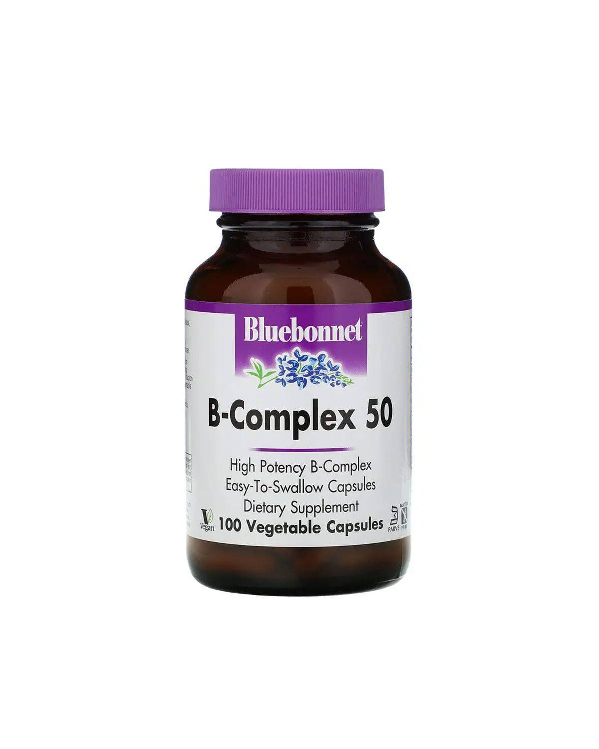 Комплекс витаминов В | 100 кап Bluebonnet Nutrition