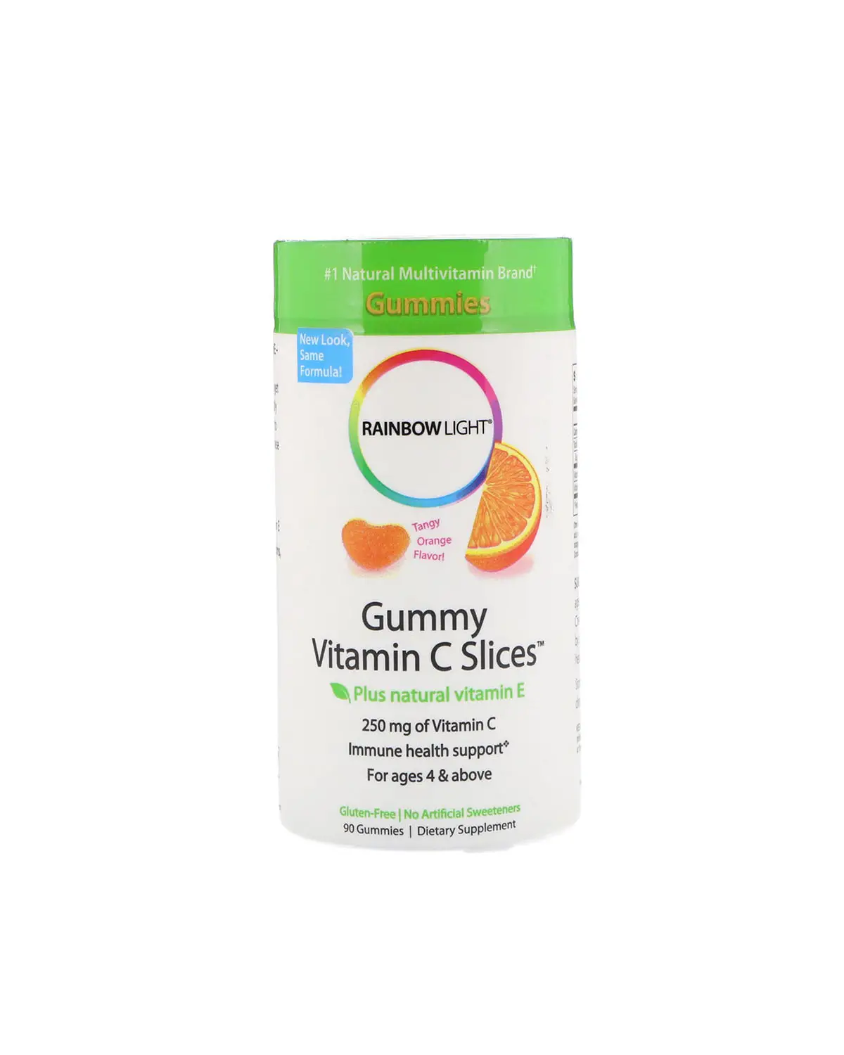 Витамин C со вкусом мандарина и апельсина | 90 жев таб Rainbow Light 20202682