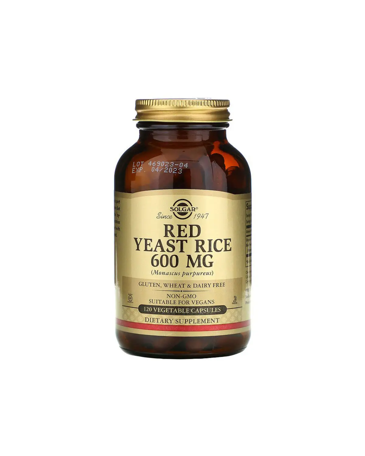 Красный дрожжевой рис 600 мг | 120 кап Solgar 20202697