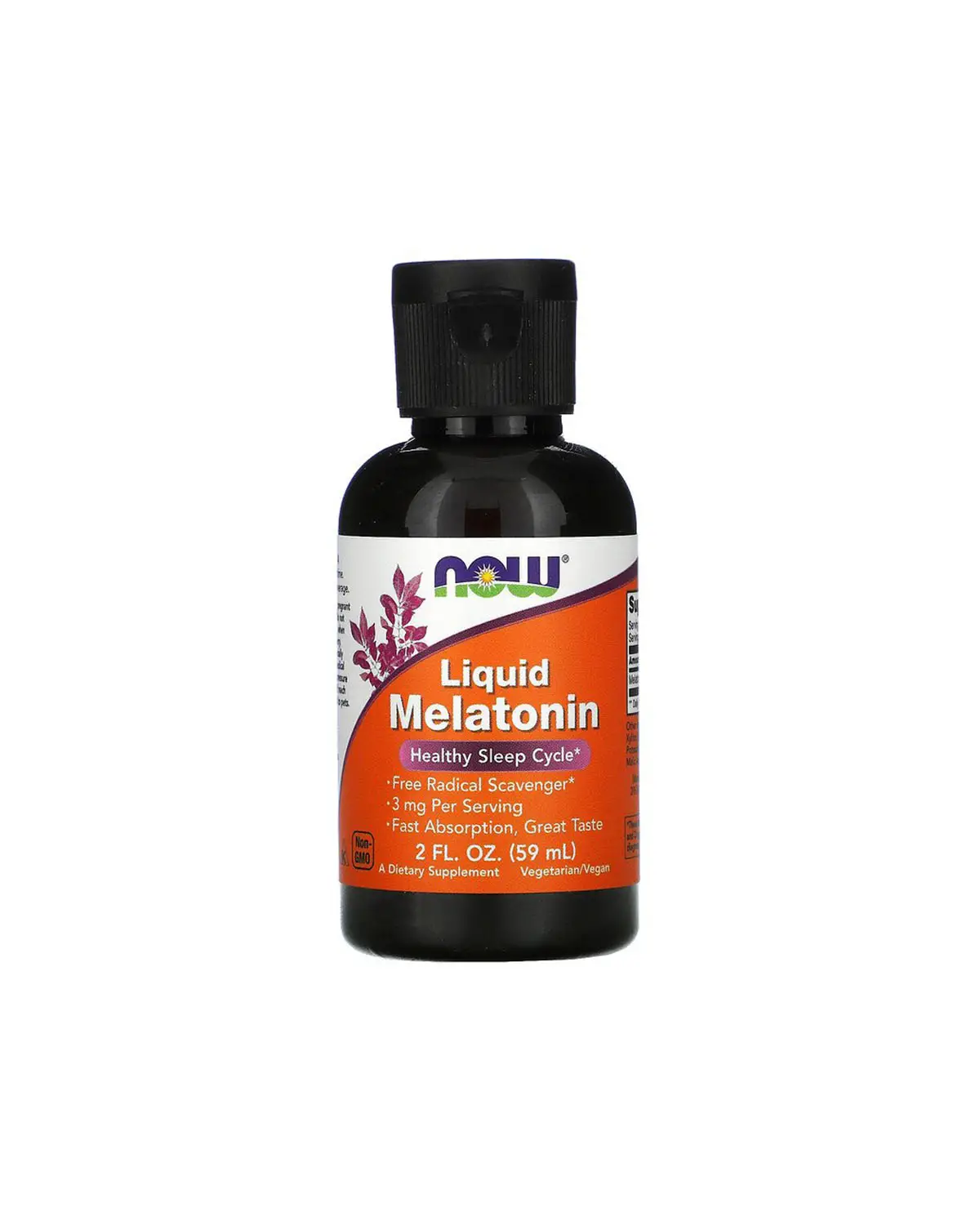 Мелатонін рідкий 3 мг | 59 мл Now Foods 20202761