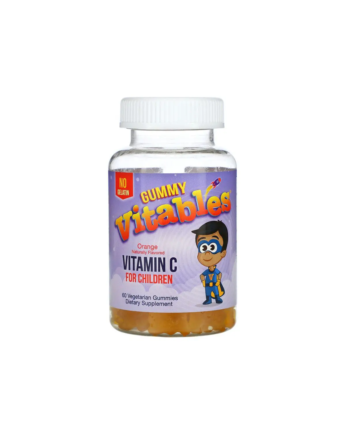 Витамин C для детей с апельсиновым вкусом | 60 жев конфет Vitables 20202793