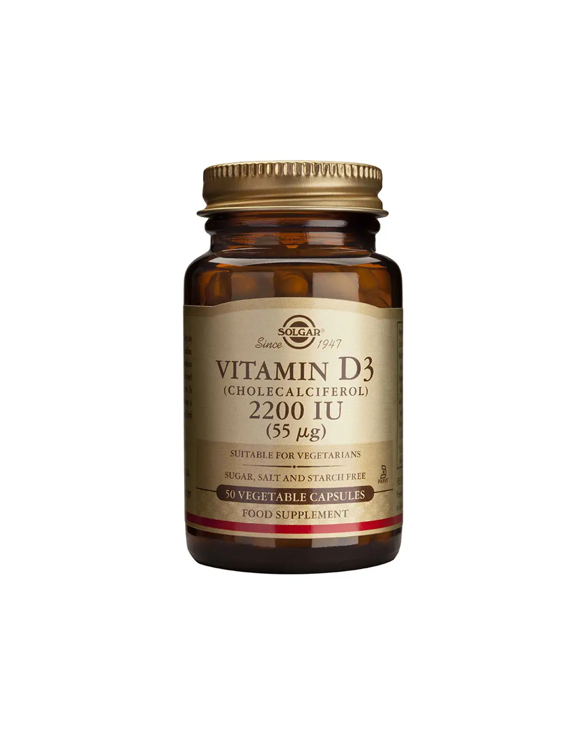 Витамин D3 2200 МЕ | 50 кап Solgar 20202816