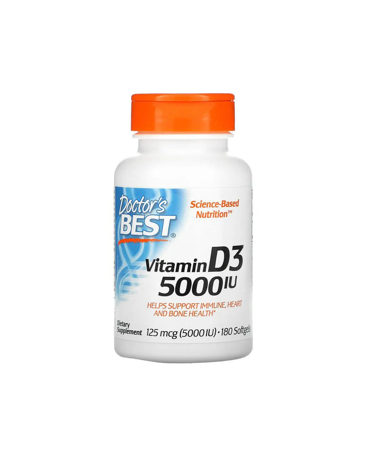 Витамин D3 5000 МЕ | 180 кап Doctor's Best 20202902