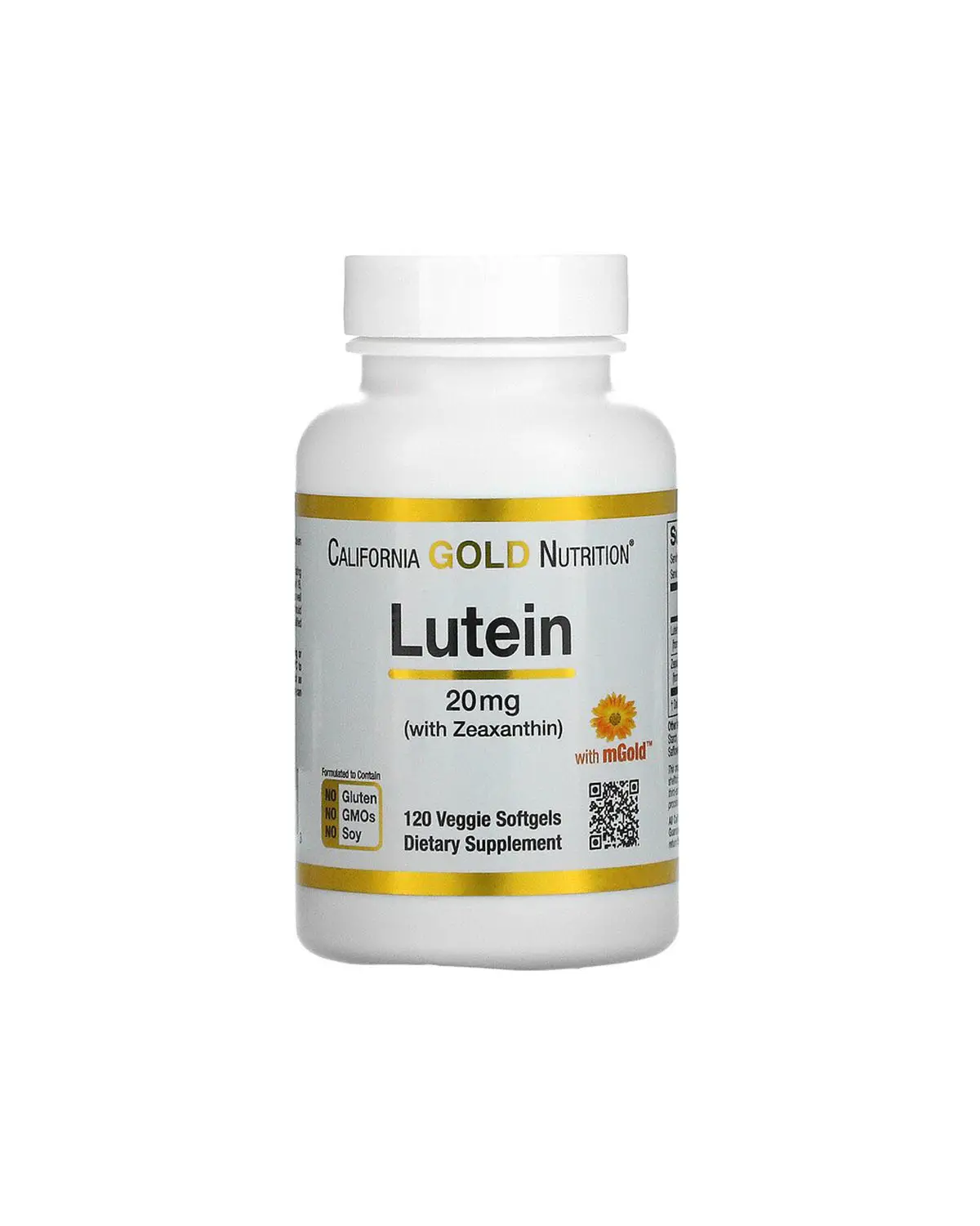 Лютеин с зеаксантином 20 мг | 120 таб California Gold Nutrition 20202909