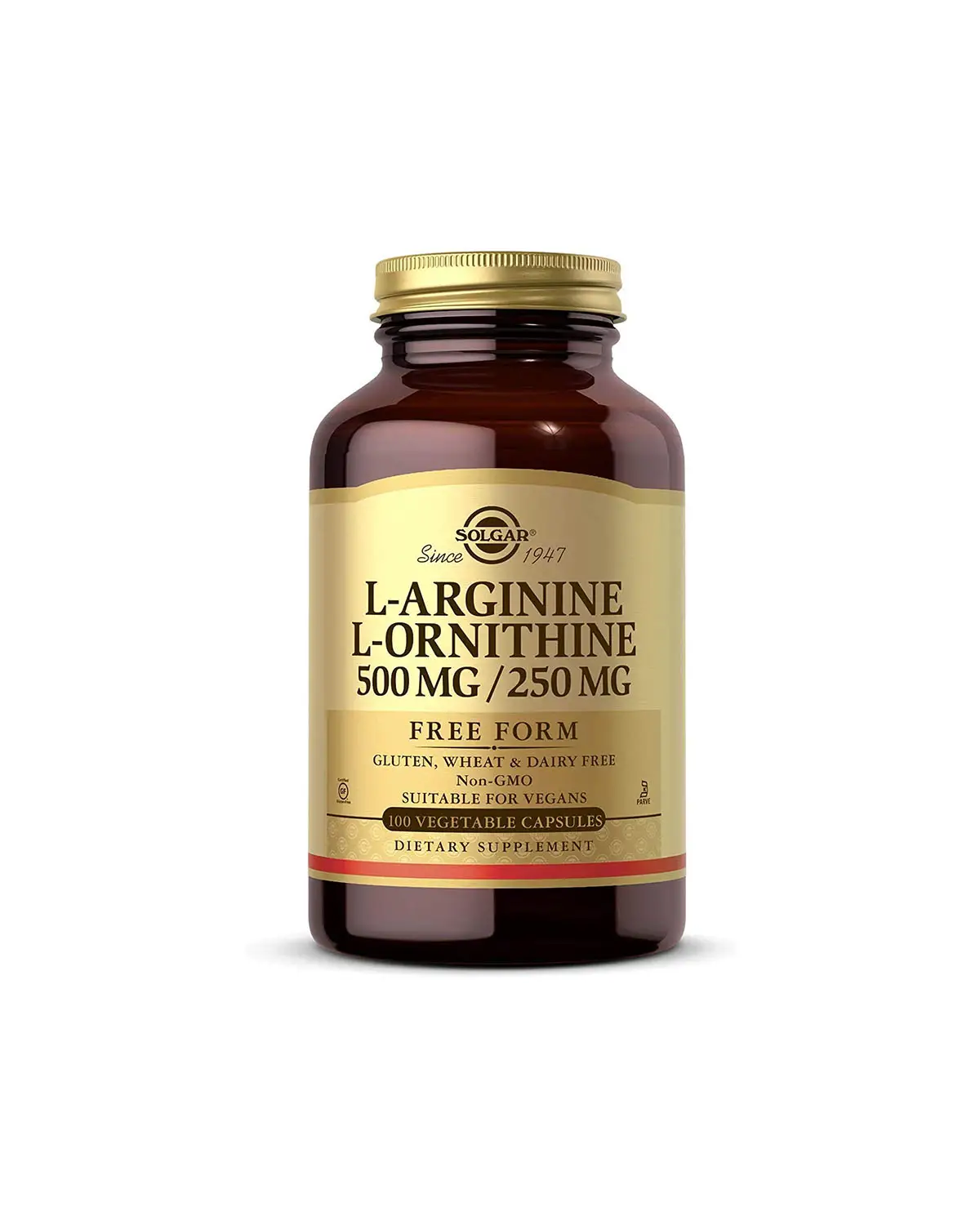 L-аргинин и L-орнитин 500/250 мг | 100 кап Solgar 20202919