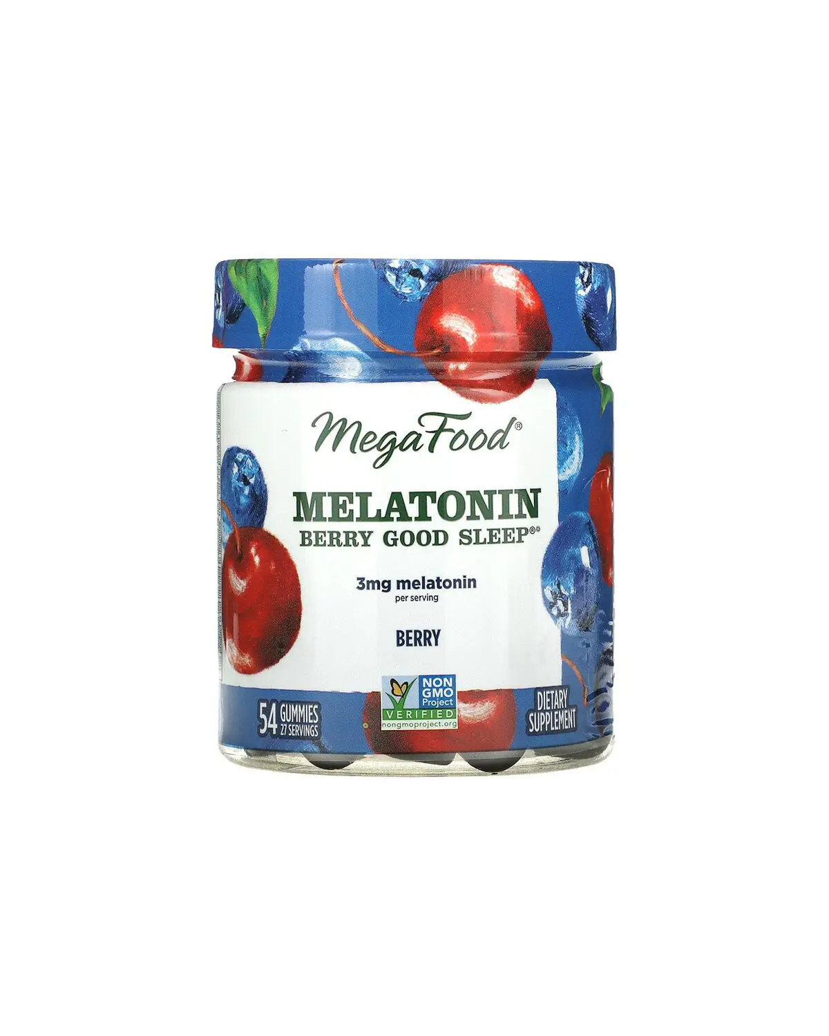 Мелатонин вкус ягод 1,5 мг | 54 жев конфеты MegaFood 20202930