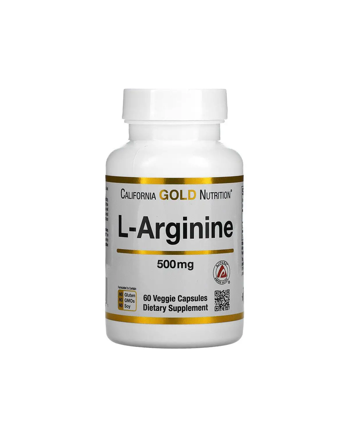 L-аргинин 500 мг | 60 кап California Gold Nutrition 20202959