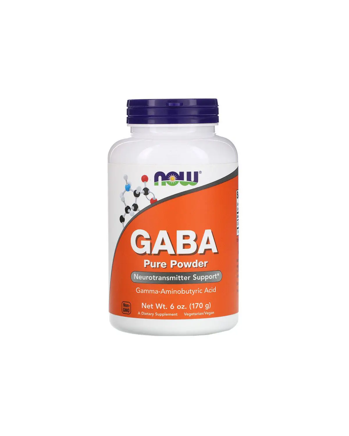 Гамма-аминомасляная кислота (GABA) порошок | 170 г Now Foods
