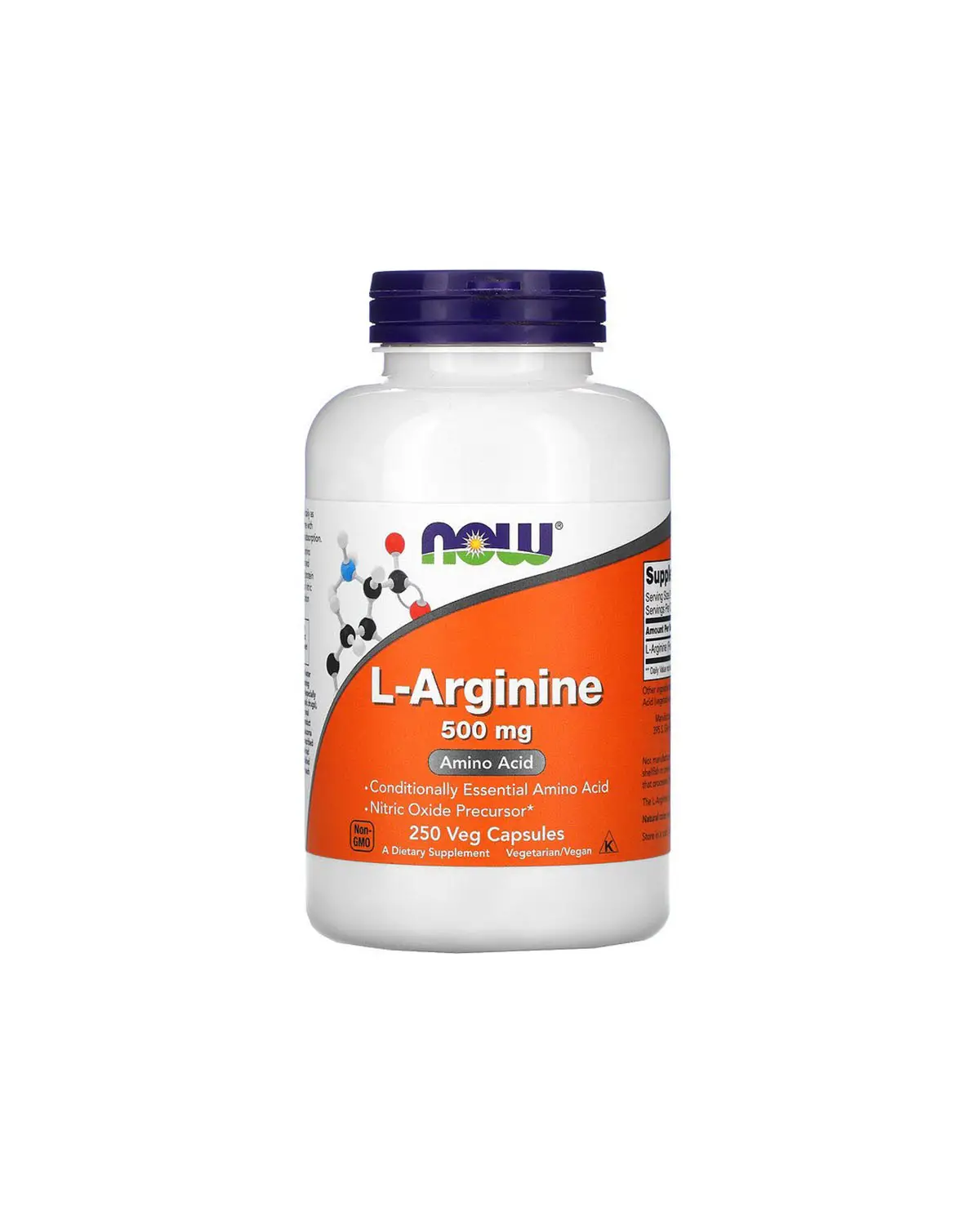 L-аргинин 500 мг | 250 кап Now Foods 20203022