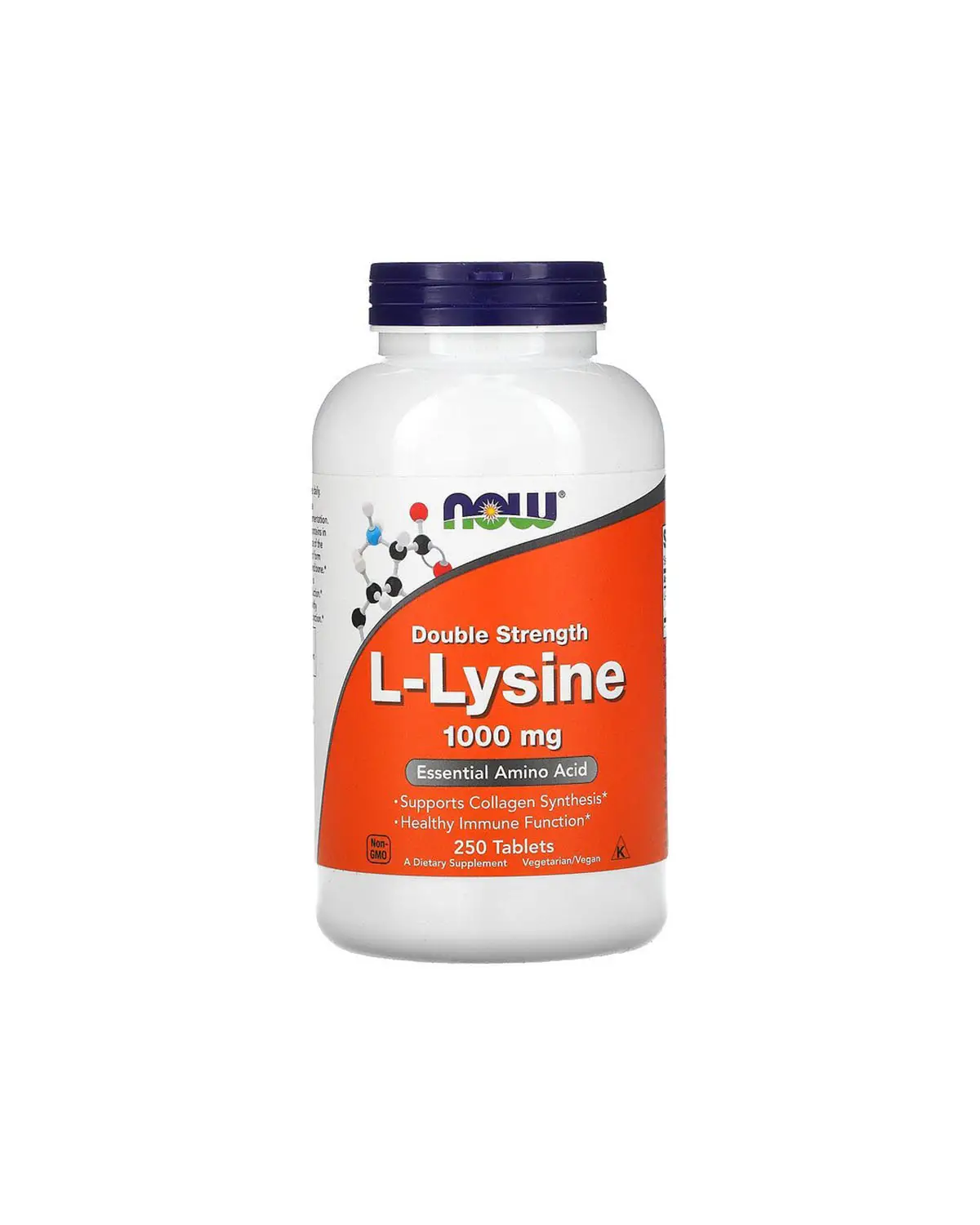 L-Лізин 1000 мг | 250 таб Now Foods 20203040