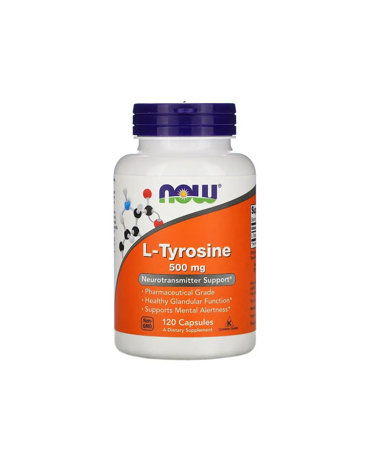 L-Тирозин 500 мг | 120 кап Now Foods 20203051