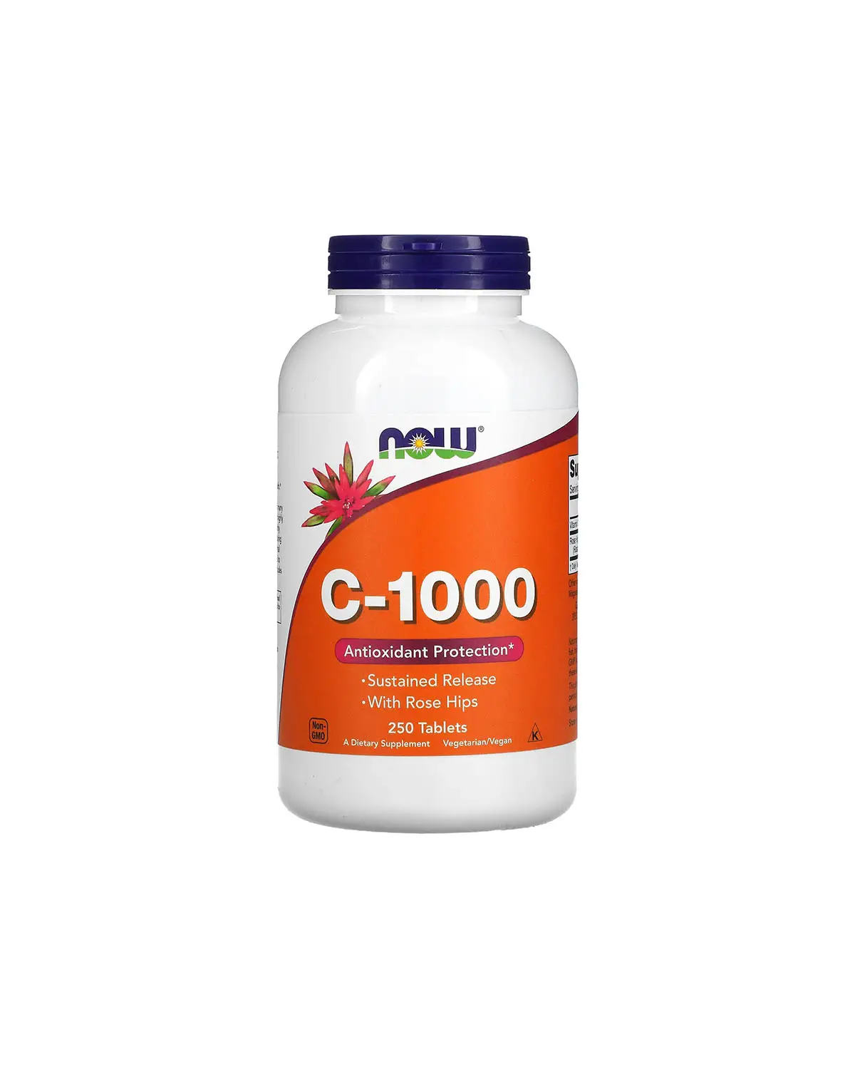 Витамин C-1000 с шиповником | 250 таб Now Foods 20203139