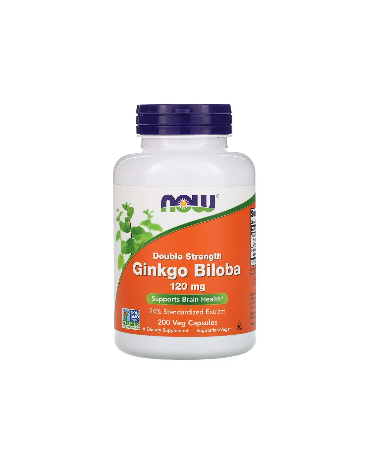 Гинкго билоба двойная сила 120 мг | 200 кап Now Foods 20203183