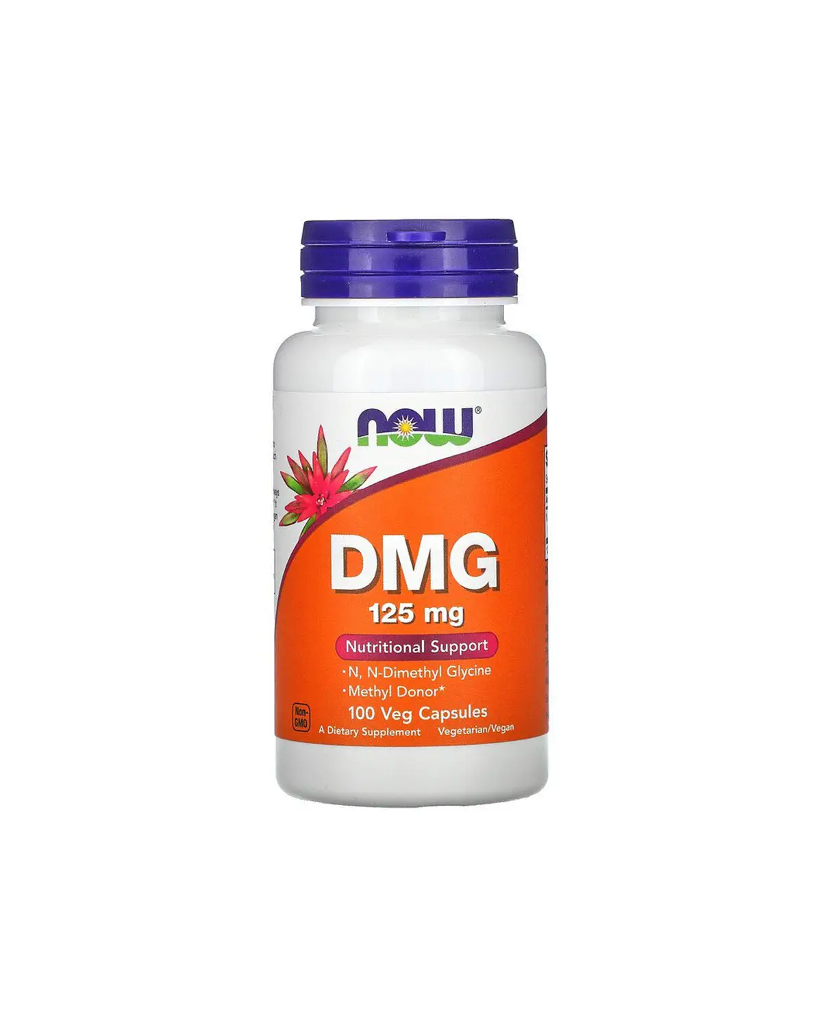 ДМГ (диметилглицин) 125 мг | 100 кап Now Foods