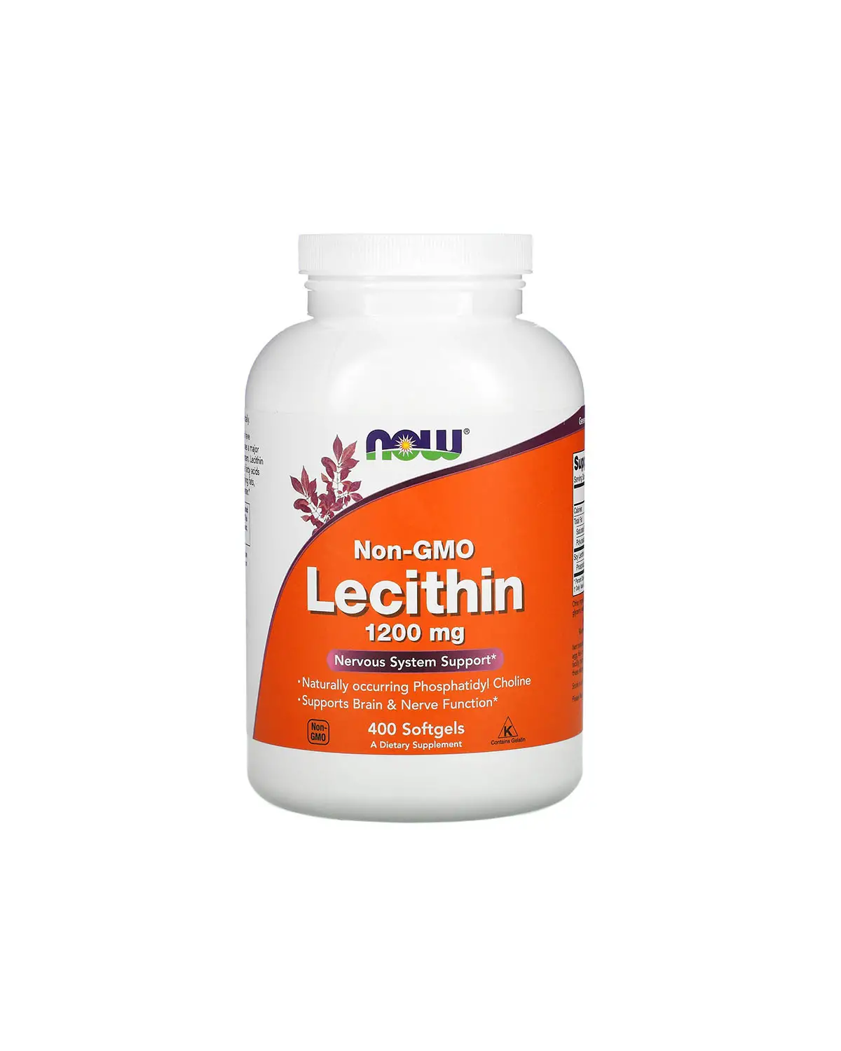 Лецитин 1200 мг | 400 кап Now Foods 20203276
