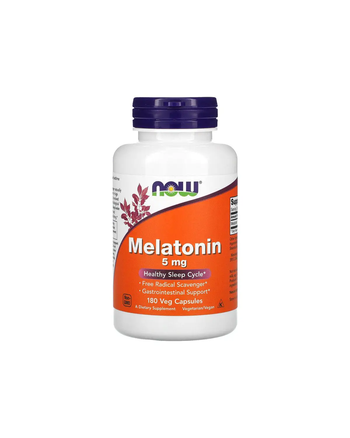 Мелатонин 5 мг | 180 кап Now Foods 20203302