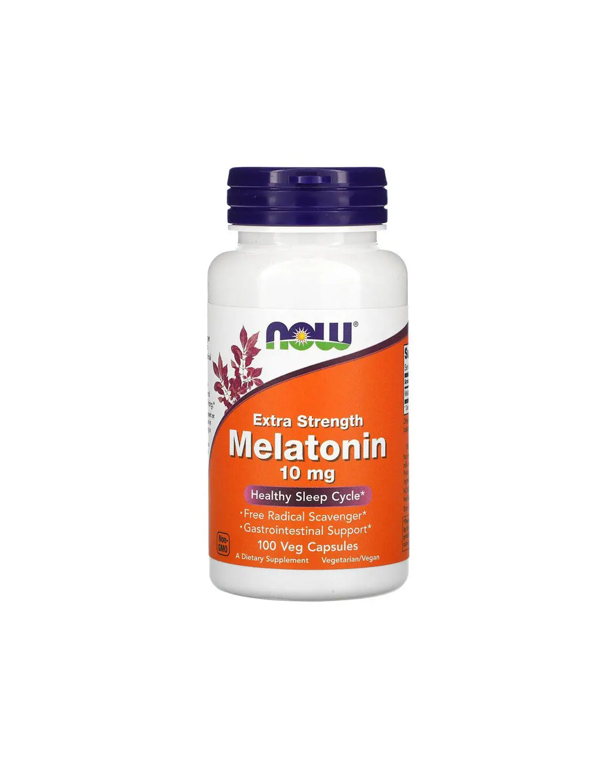 Мелатонин экстра сила 10 мг | 100 кап Now Foods 20203304