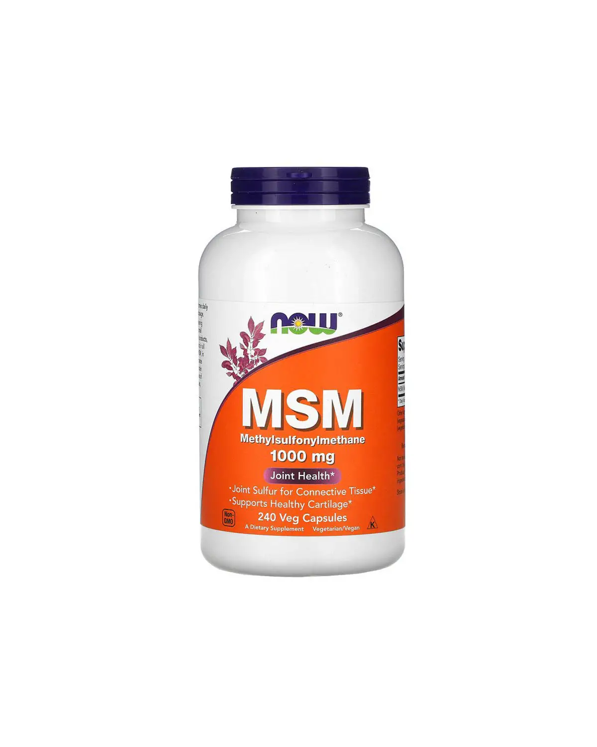 МСМ 1000 мг | 240 кап Now Foods 20203314