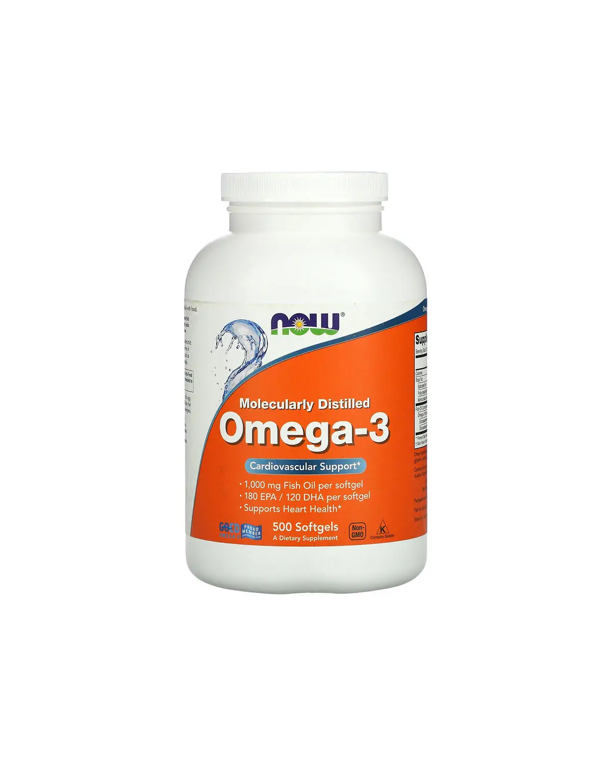 Омега-3 1000 мг | 500 кап Now Foods 20203332