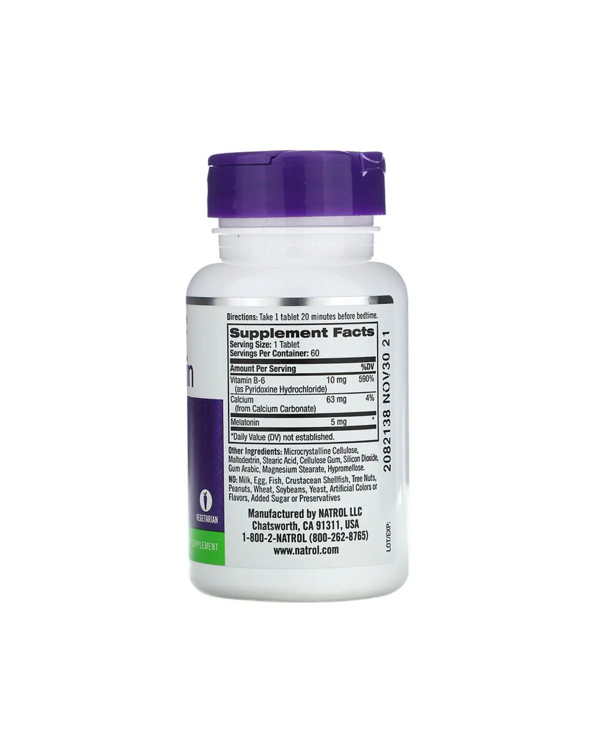 Мелатонин 5 мг | 60 таб Natrol
