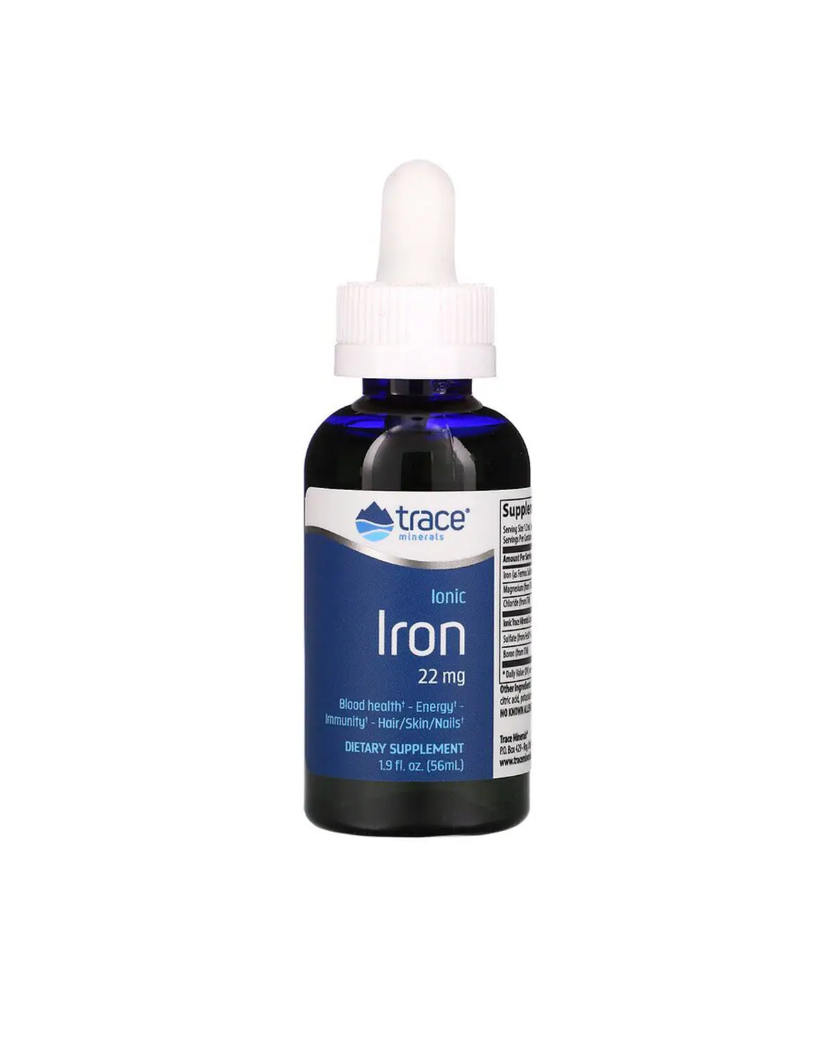 Ионное железо 22 мг | 56 мл Trace Minerals Research 20203548