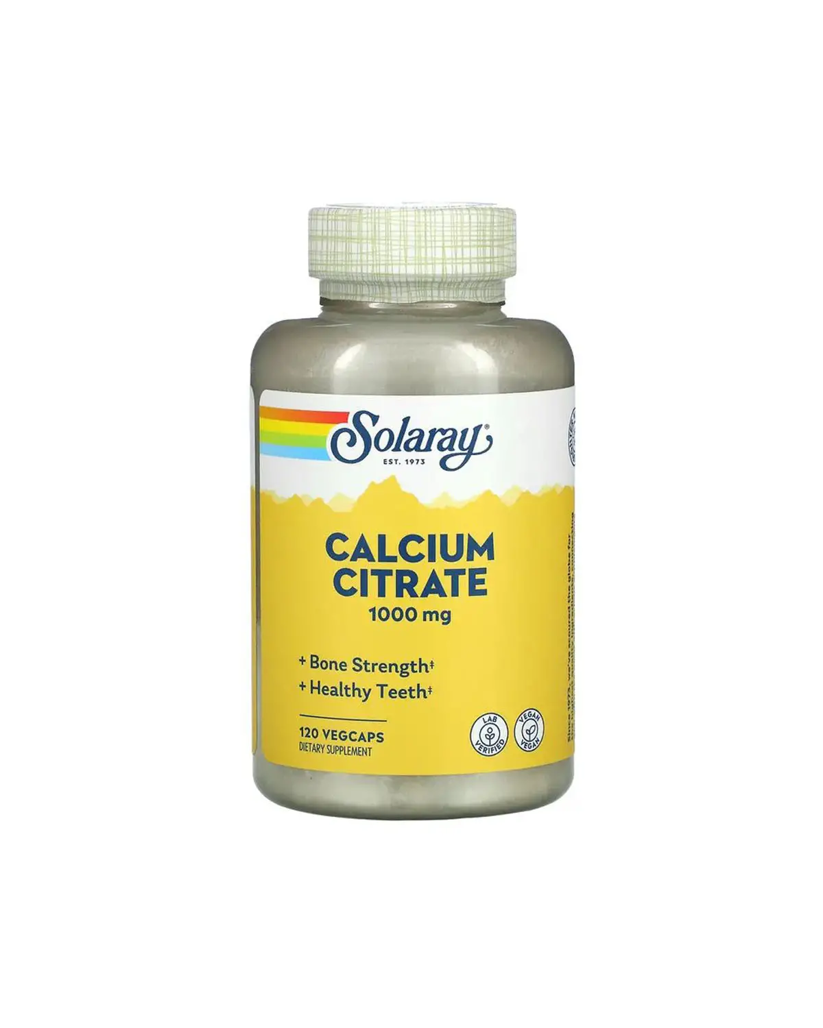 Кальцій цитрат 250 мг | 120 кап Solaray 20203600