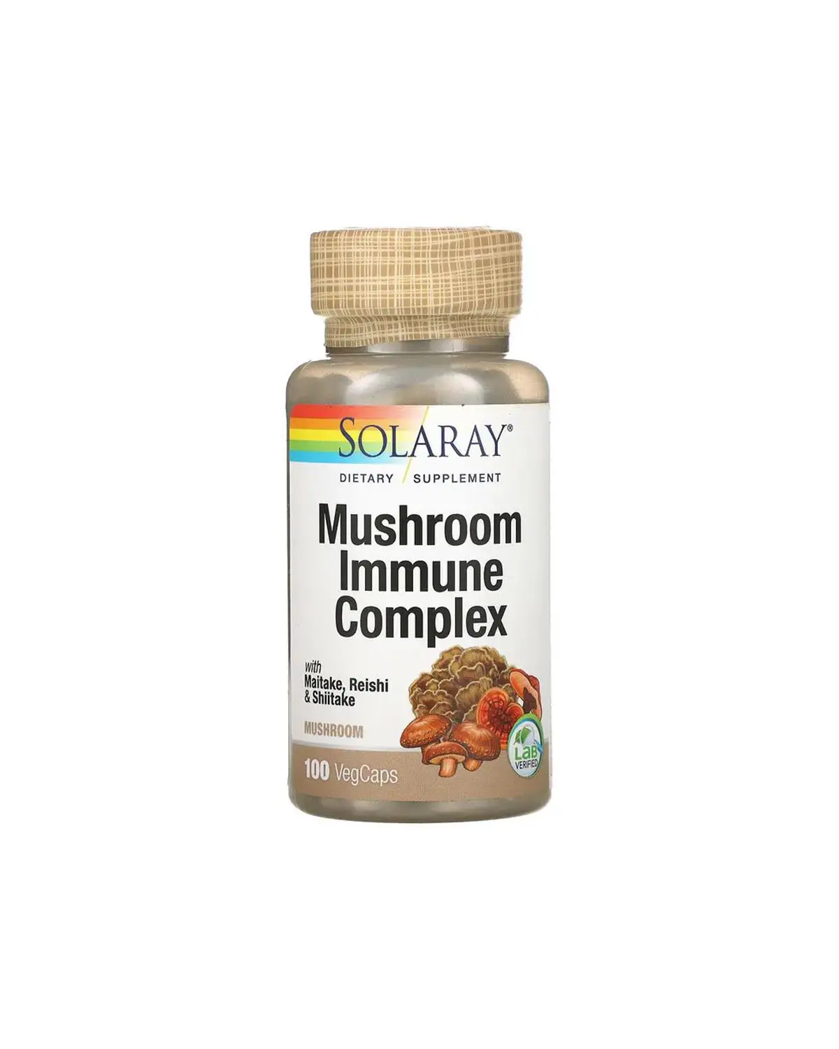 Комплекс грибов для иммунитета | 100 кап Solaray 20203652