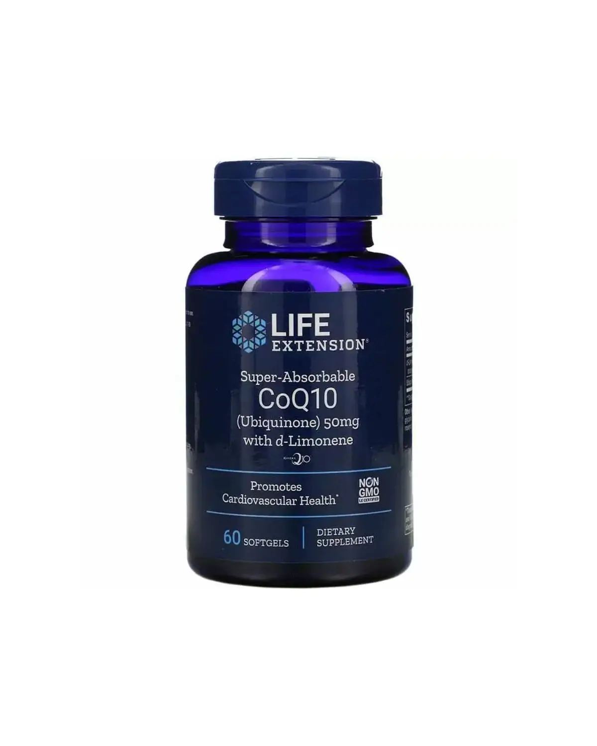 Высокоусваиваемый коэнзим Q10 50 мг | 60 кап Life Extension 20203690